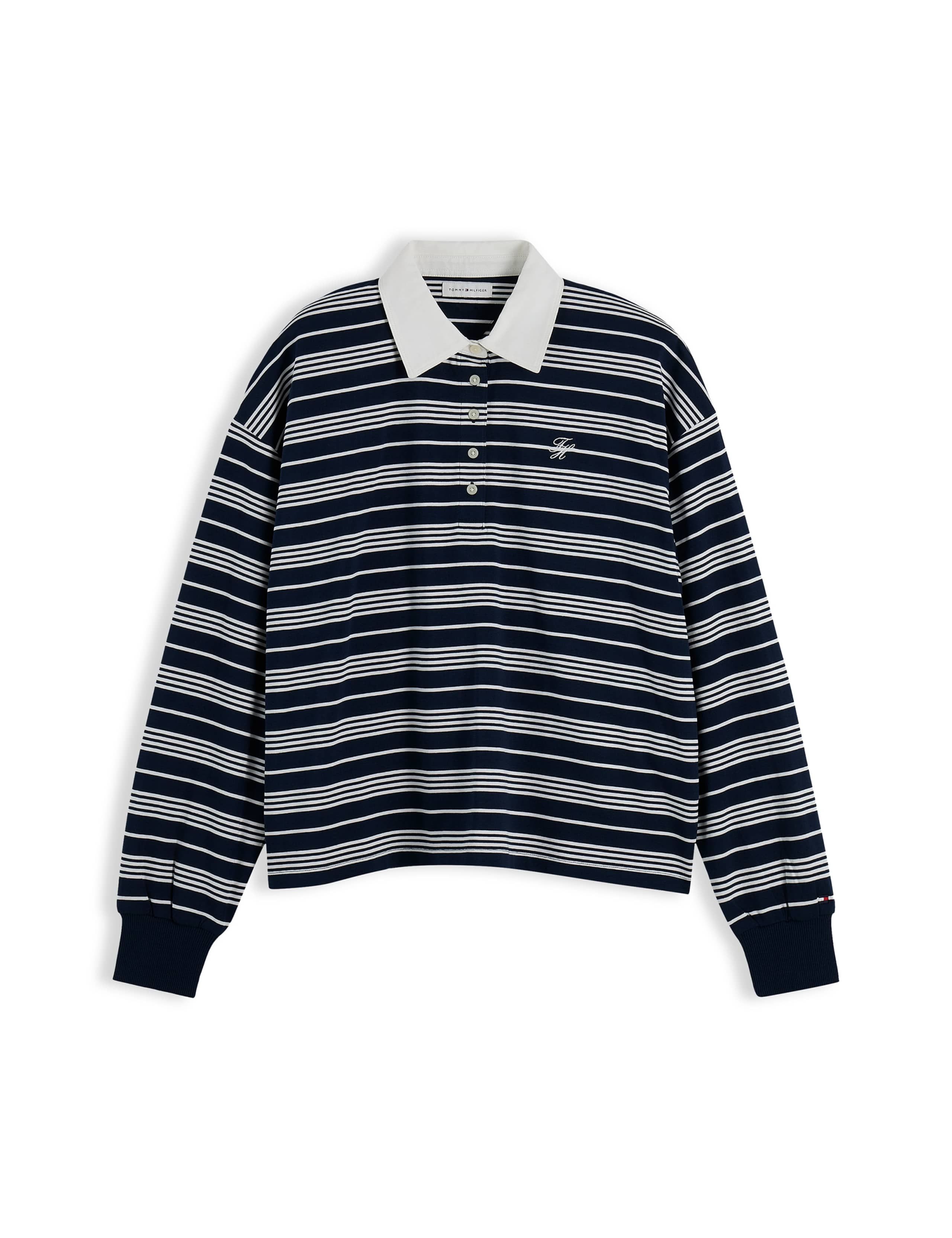 Pure Cotton Striped Rugby Shirt 2 of 5