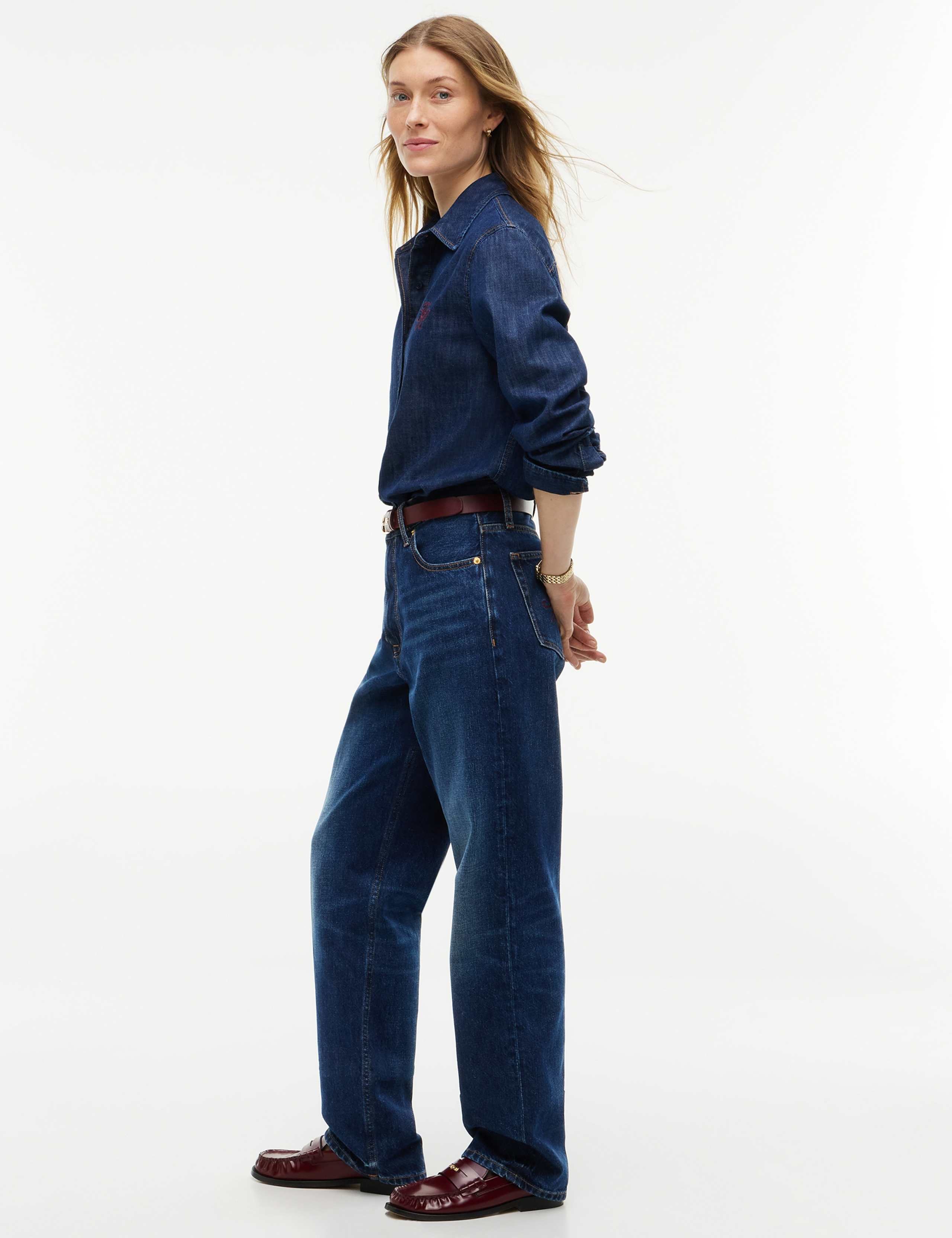 Sarah High Waisted Straight Leg Jeans 3 of 6