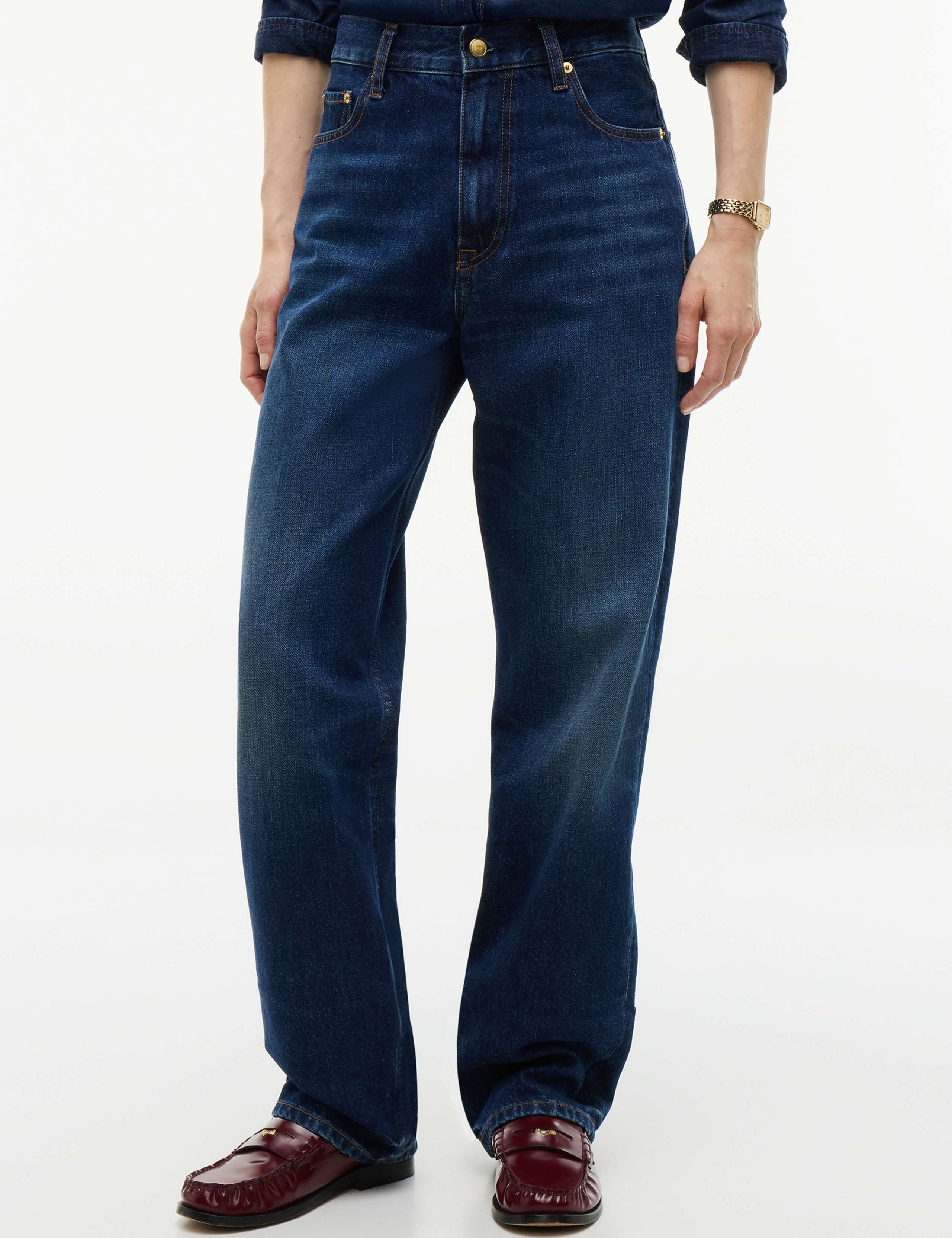 Sarah High Waisted Straight Leg Jeans 5 of 6