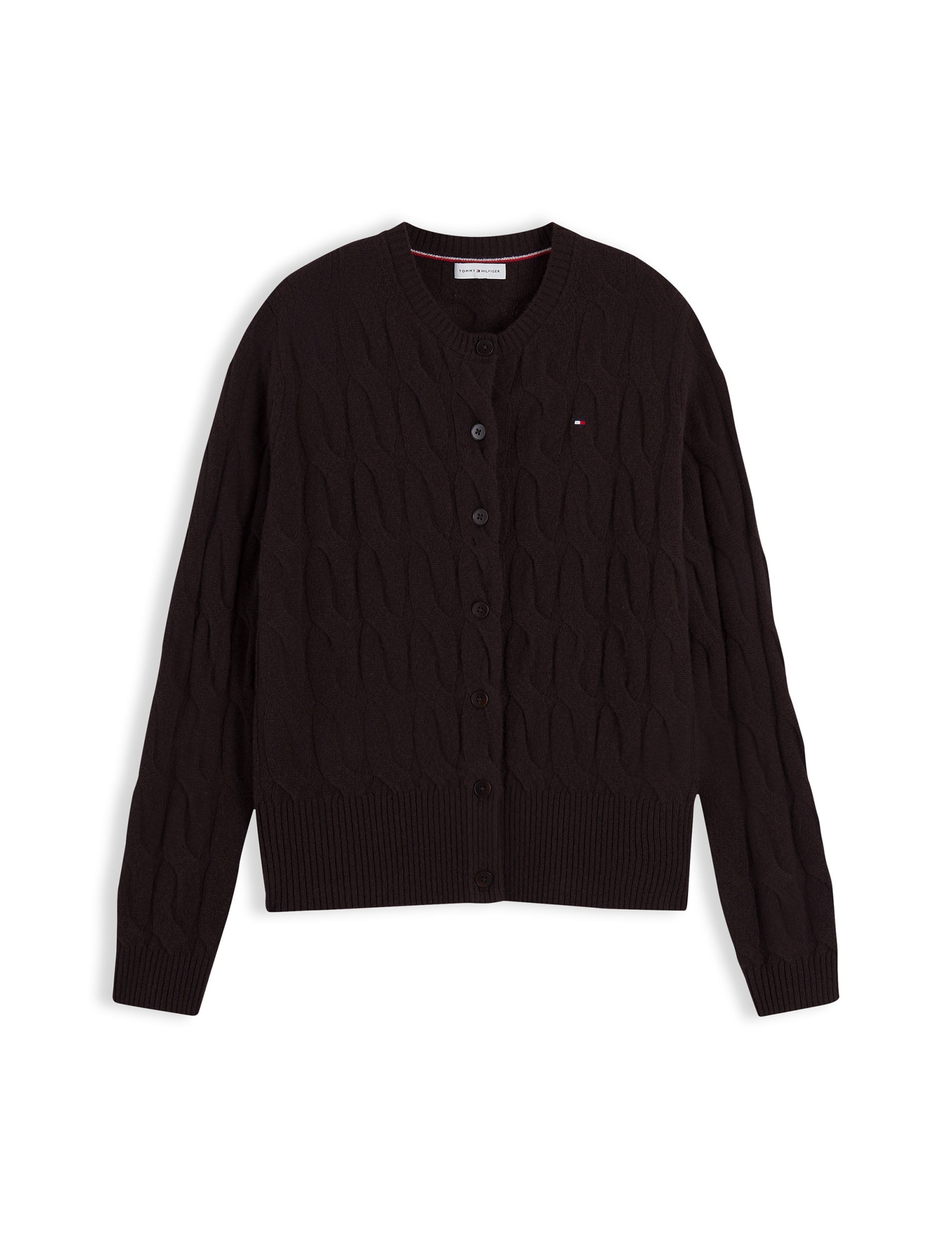 Pure Wool Cable Knit Cardigan 2 of 5