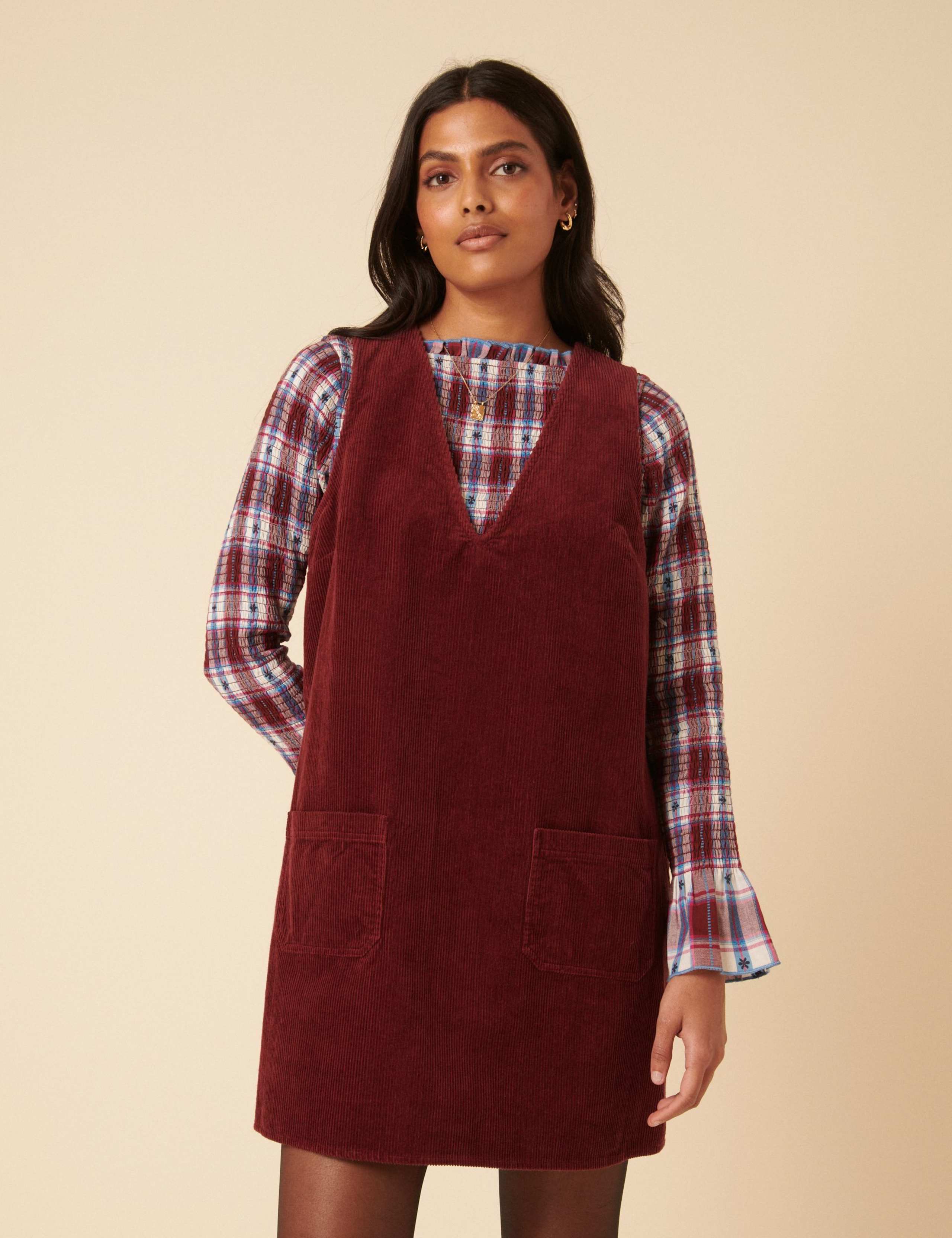 Cord Shift Dress 2 of 6