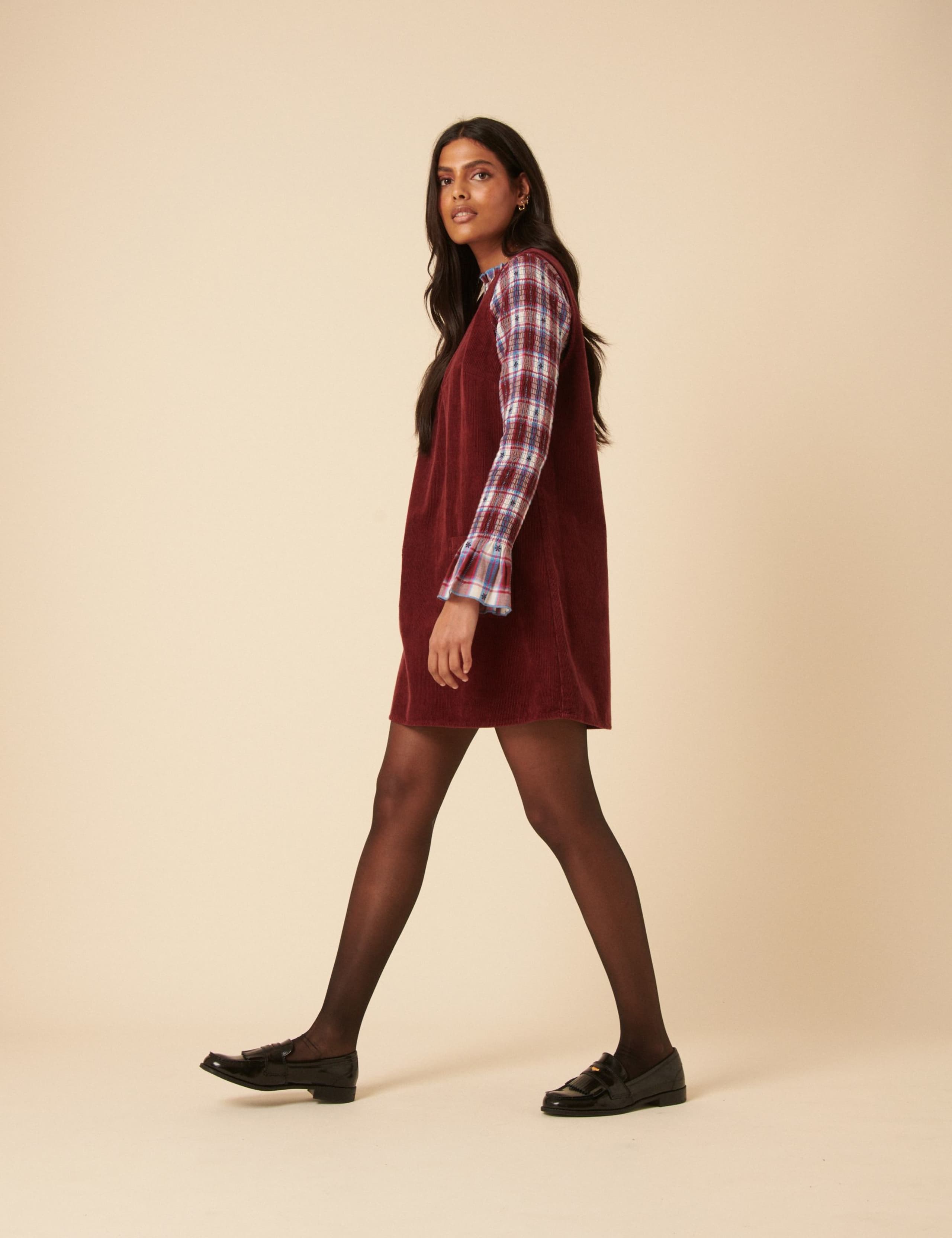 Cord Shift Dress 6 of 6