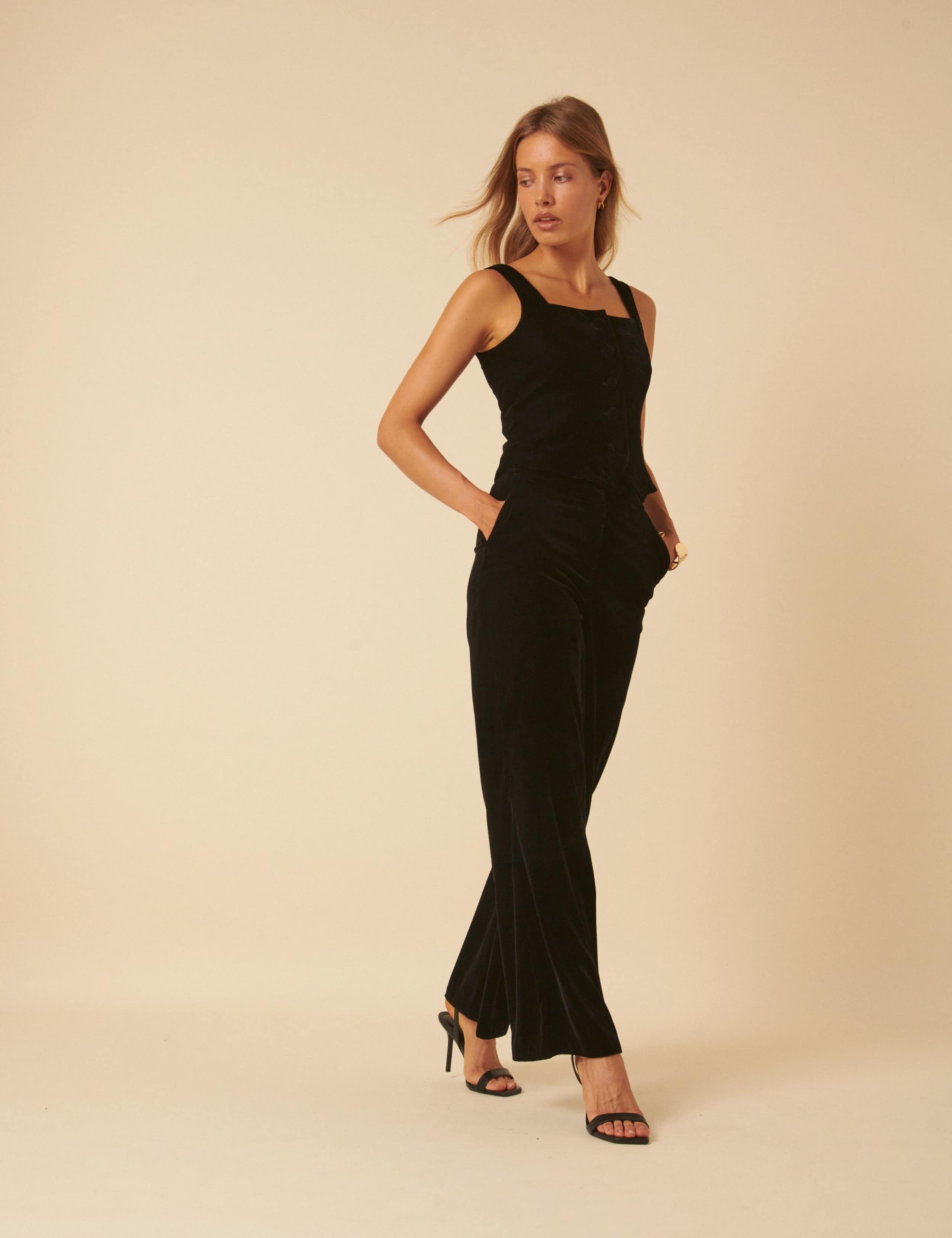 Velvet Square Neck Waistcoat 2 of 5