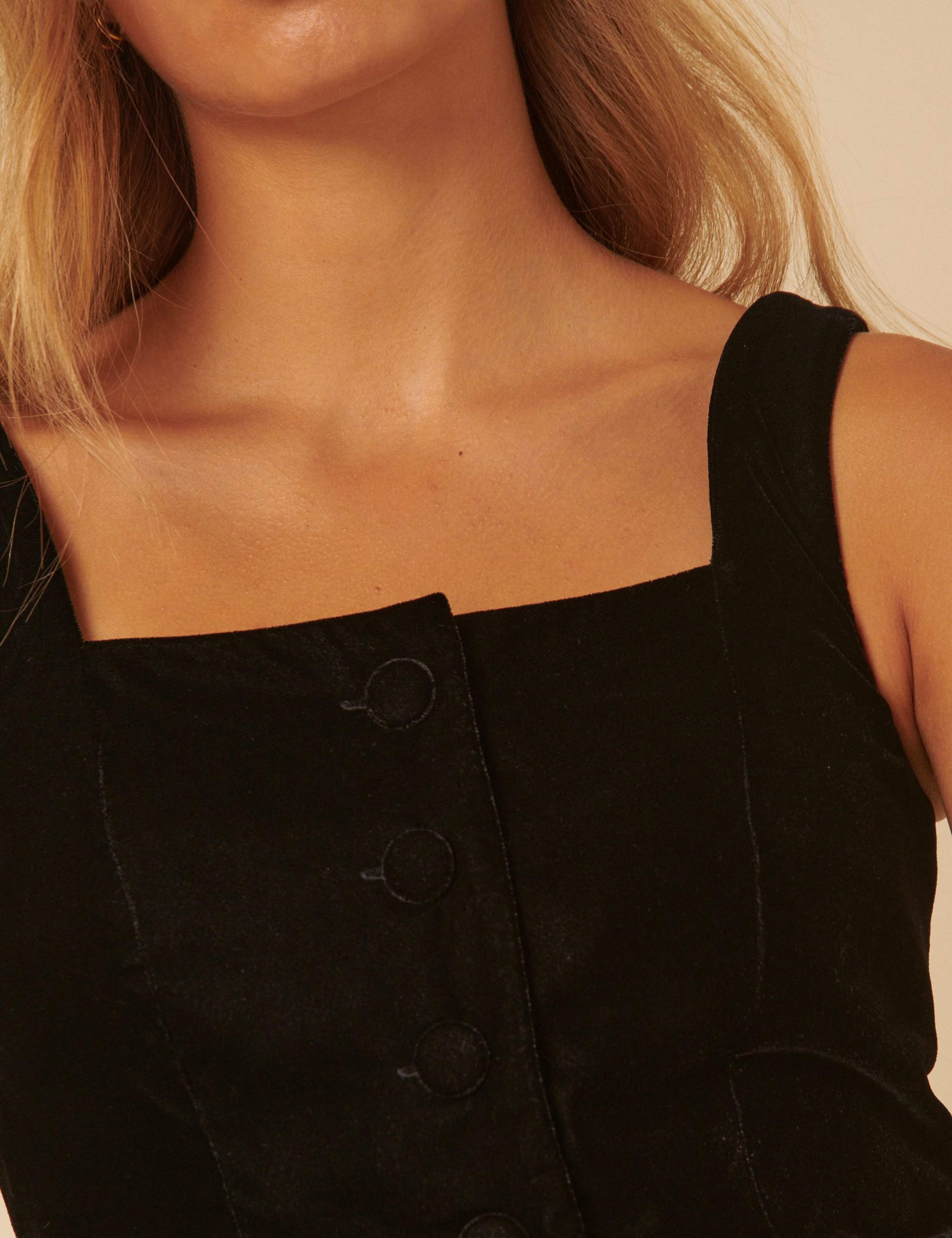 Velvet Square Neck Waistcoat 4 of 5