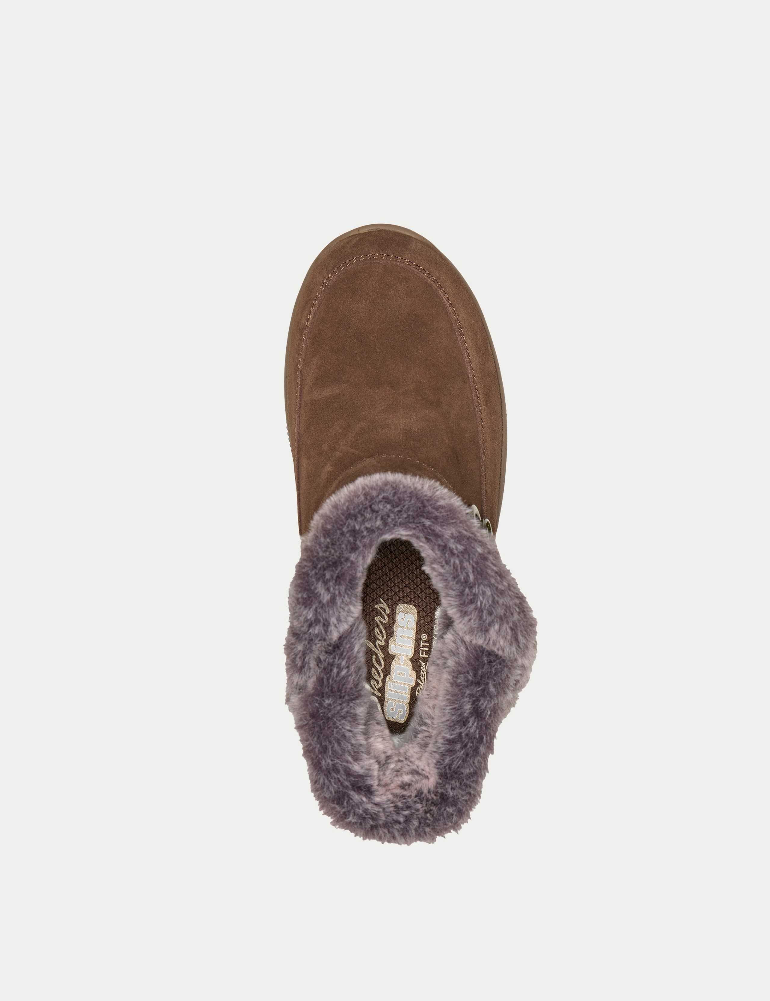 Easy Going Suede Faux Fur Lining Ankle Boots 2 of 5