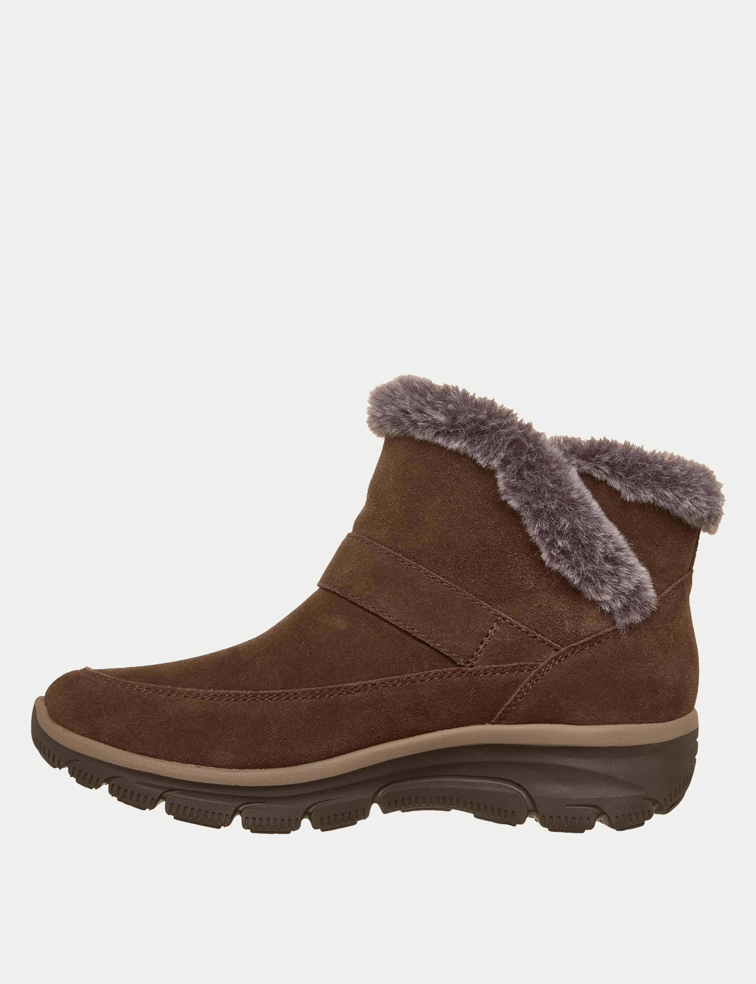 Easy Going Suede Faux Fur Lining Ankle Boots 4 of 5