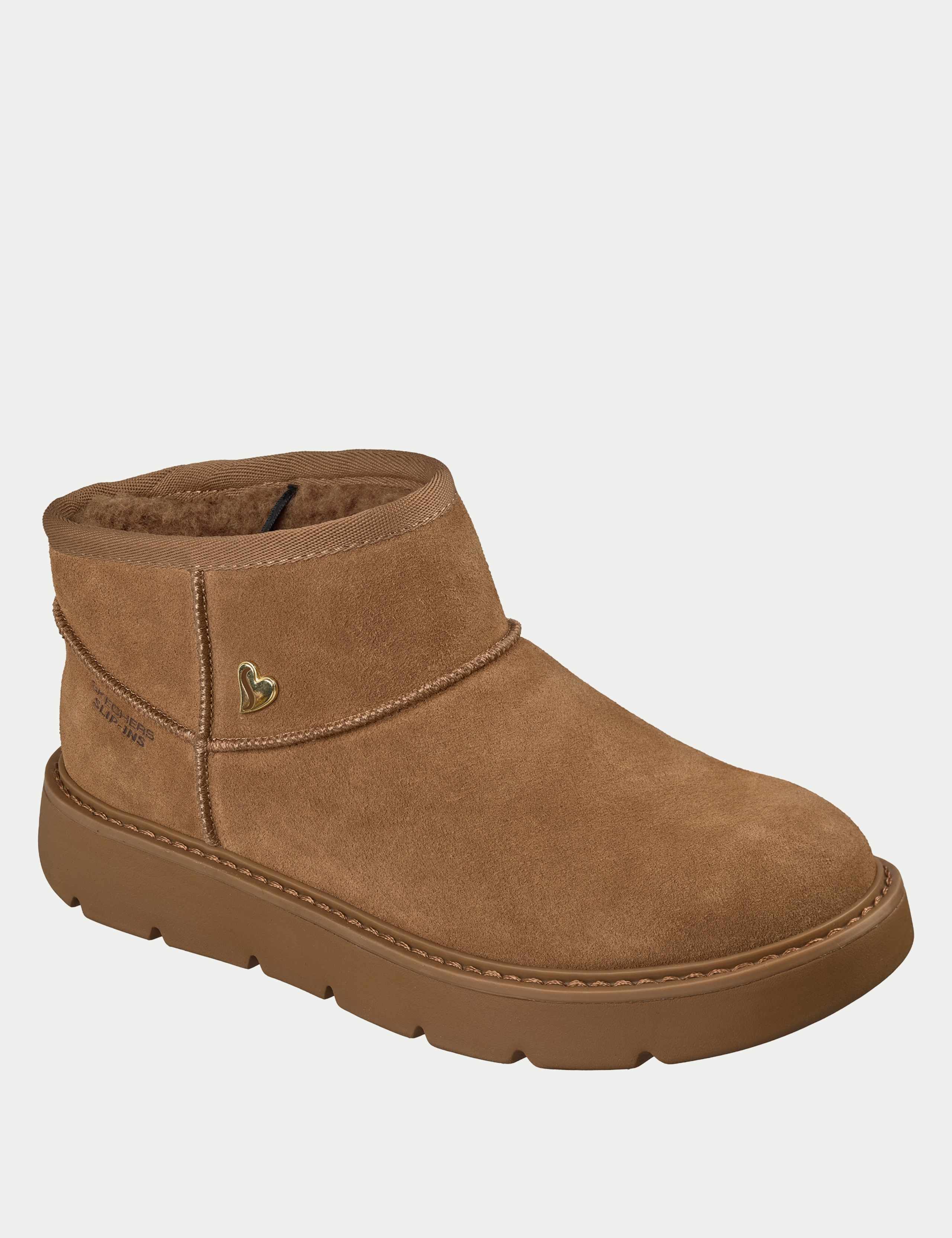 Keepsakes Suede Flatform Round Toe Ankle Boots 3 of 5