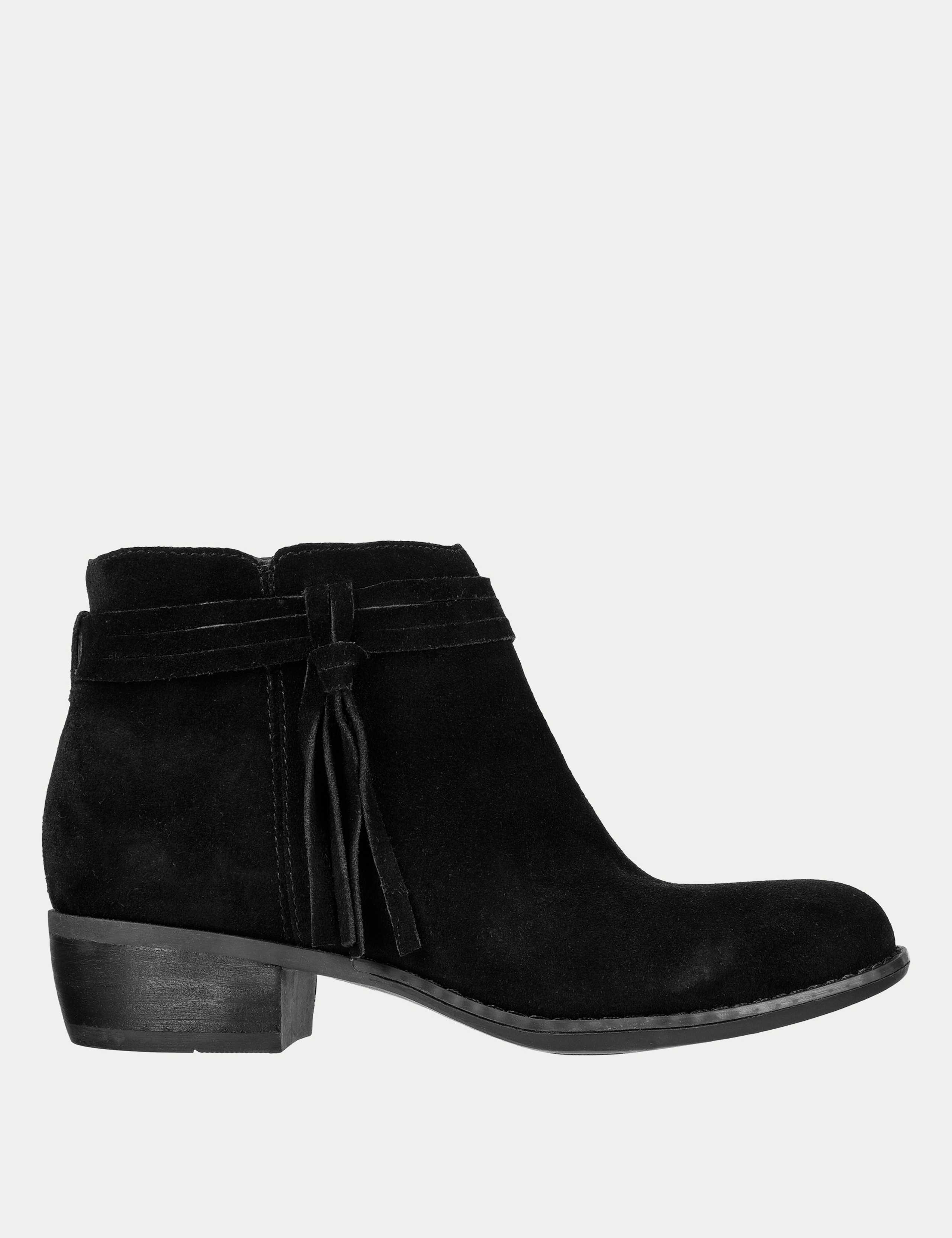 Texas Modern Western Suede Ankle Boots 1 of 5