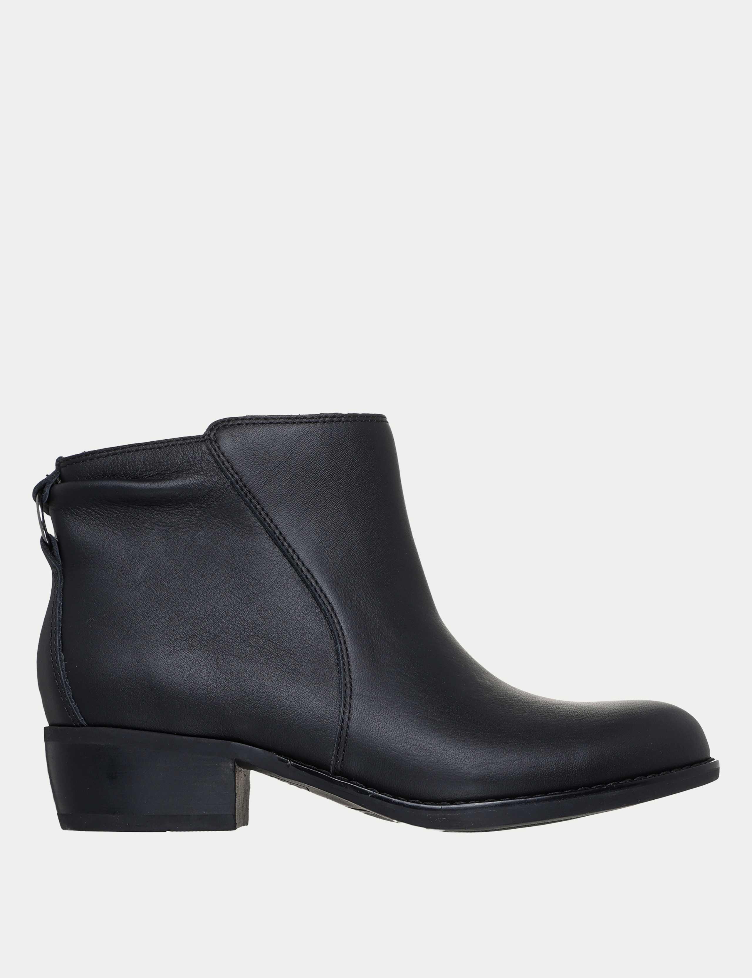 Texas Leather Block Heel Ankle Boots 1 of 5