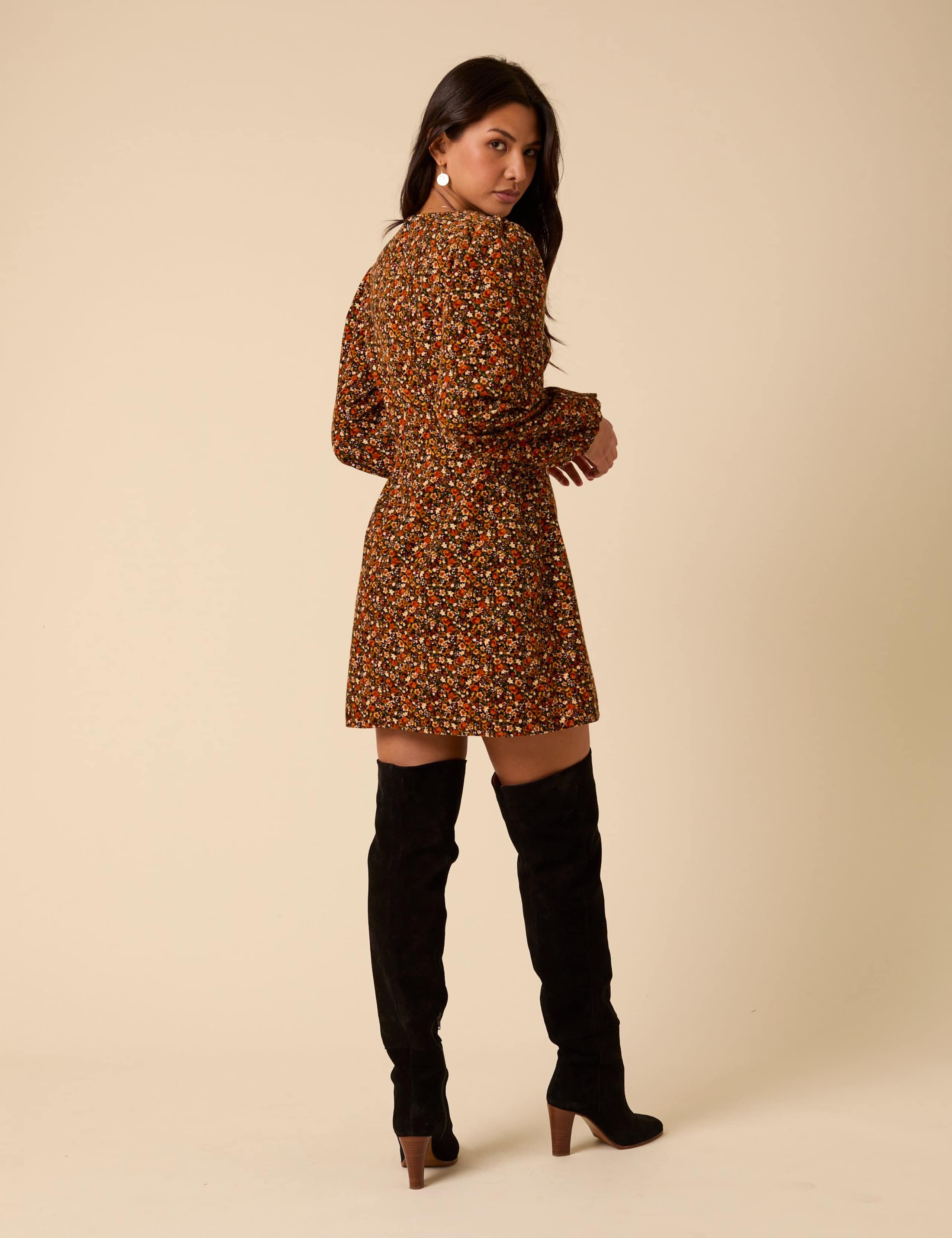 Pure Cotton Floral Mini Shift Dress 3 of 5