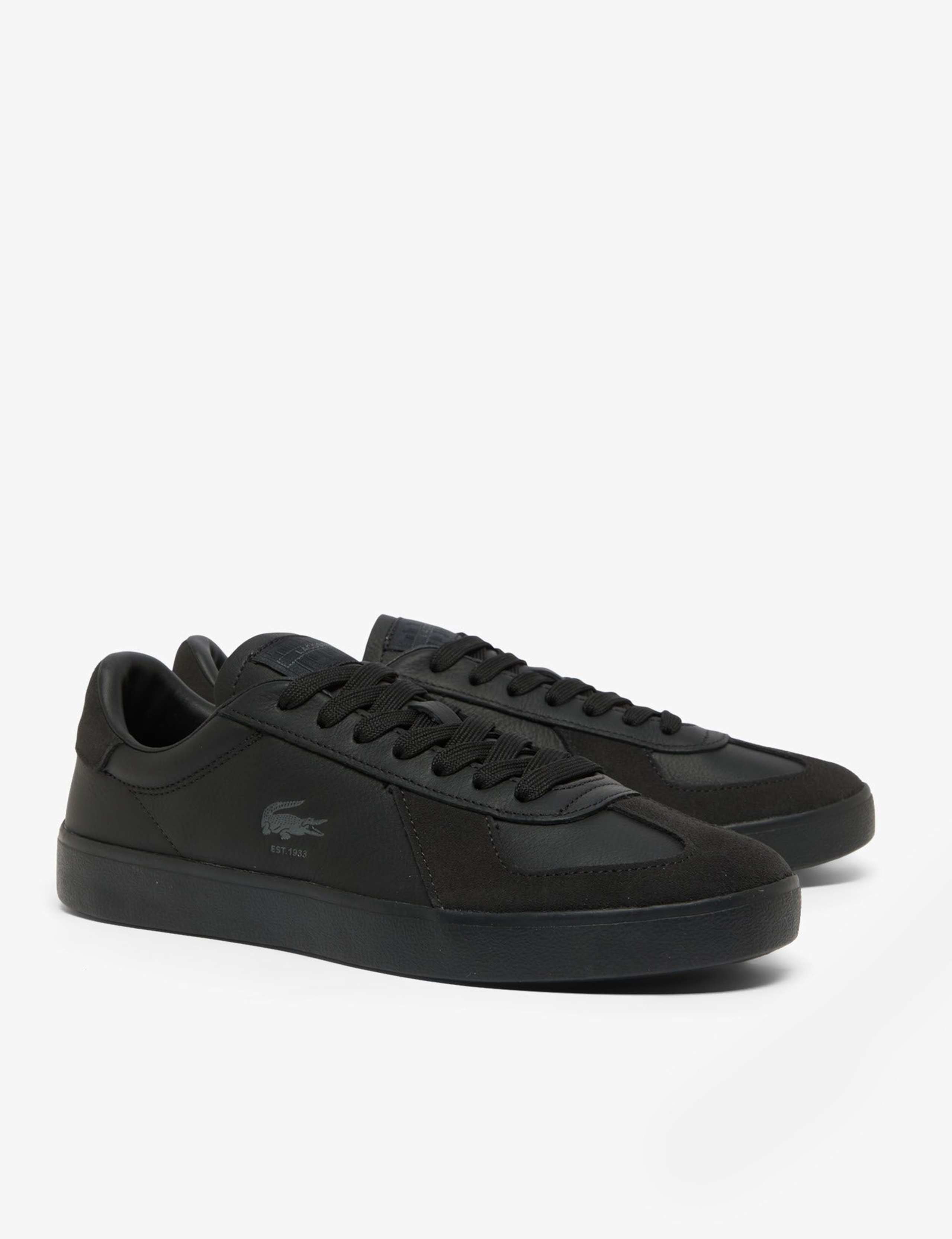 Baseshot Pro Leather Lace Up Trainers 2 of 6