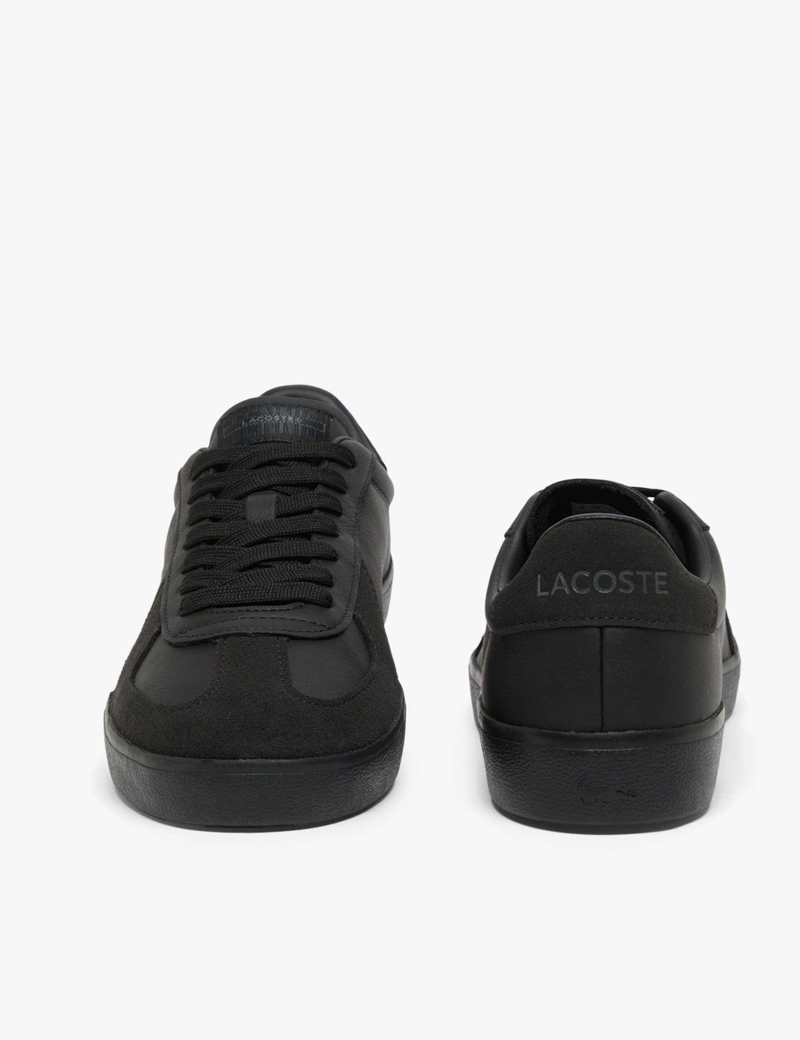 Baseshot Pro Leather Lace Up Trainers 4 of 6