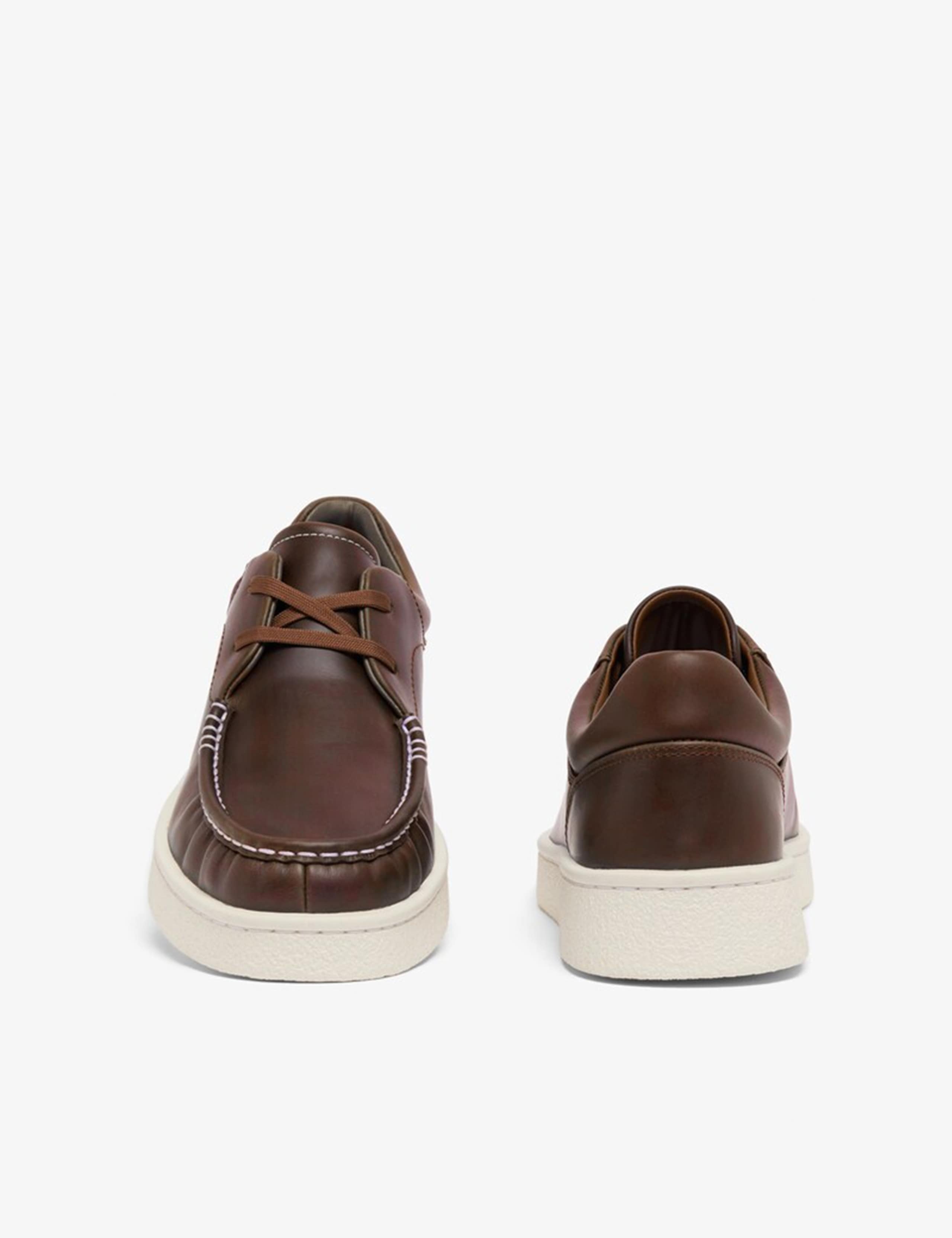 Claylow Leather Lace Up Boat Shoes 4 of 6