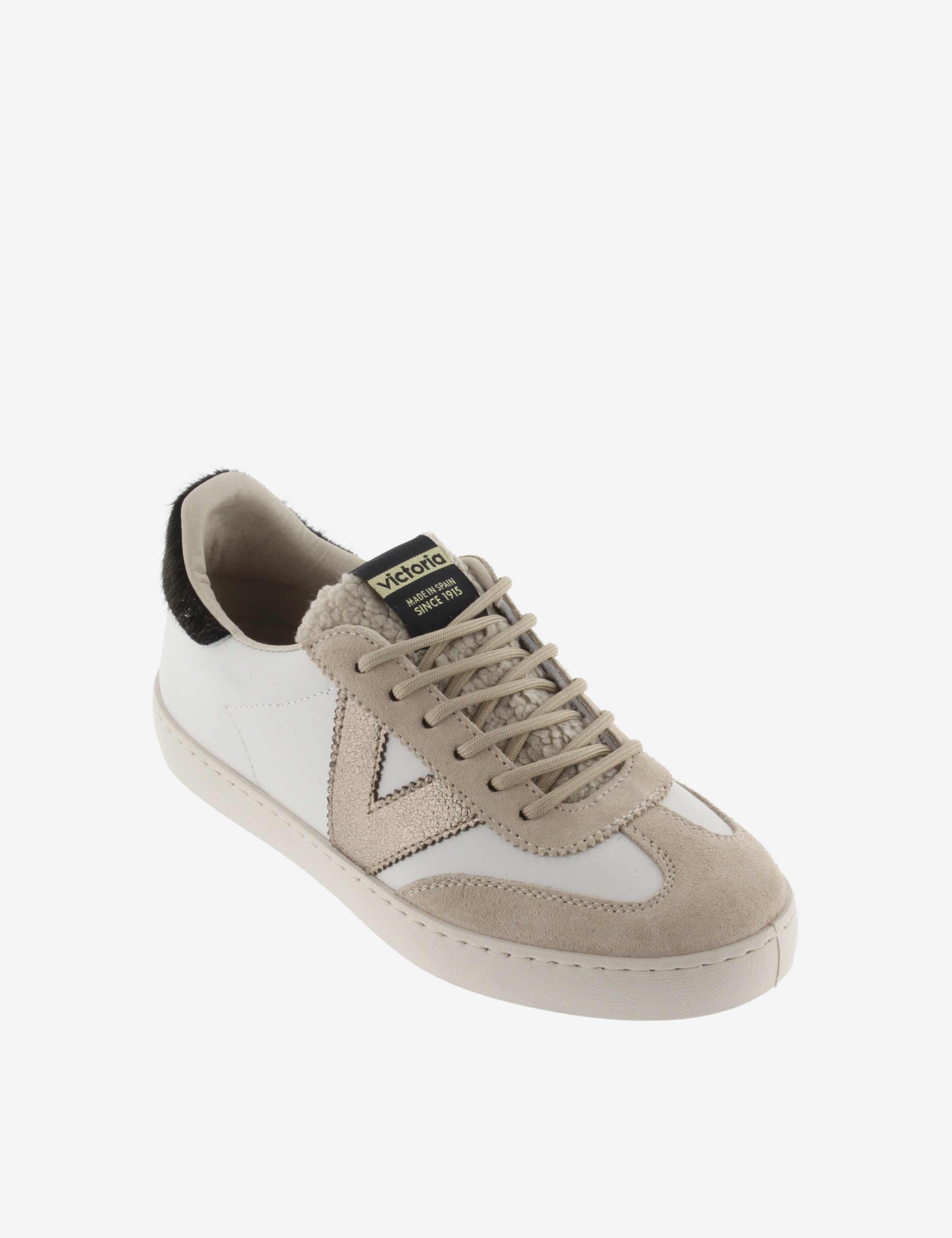Lace Up Suede Panel Trainers 3 of 5