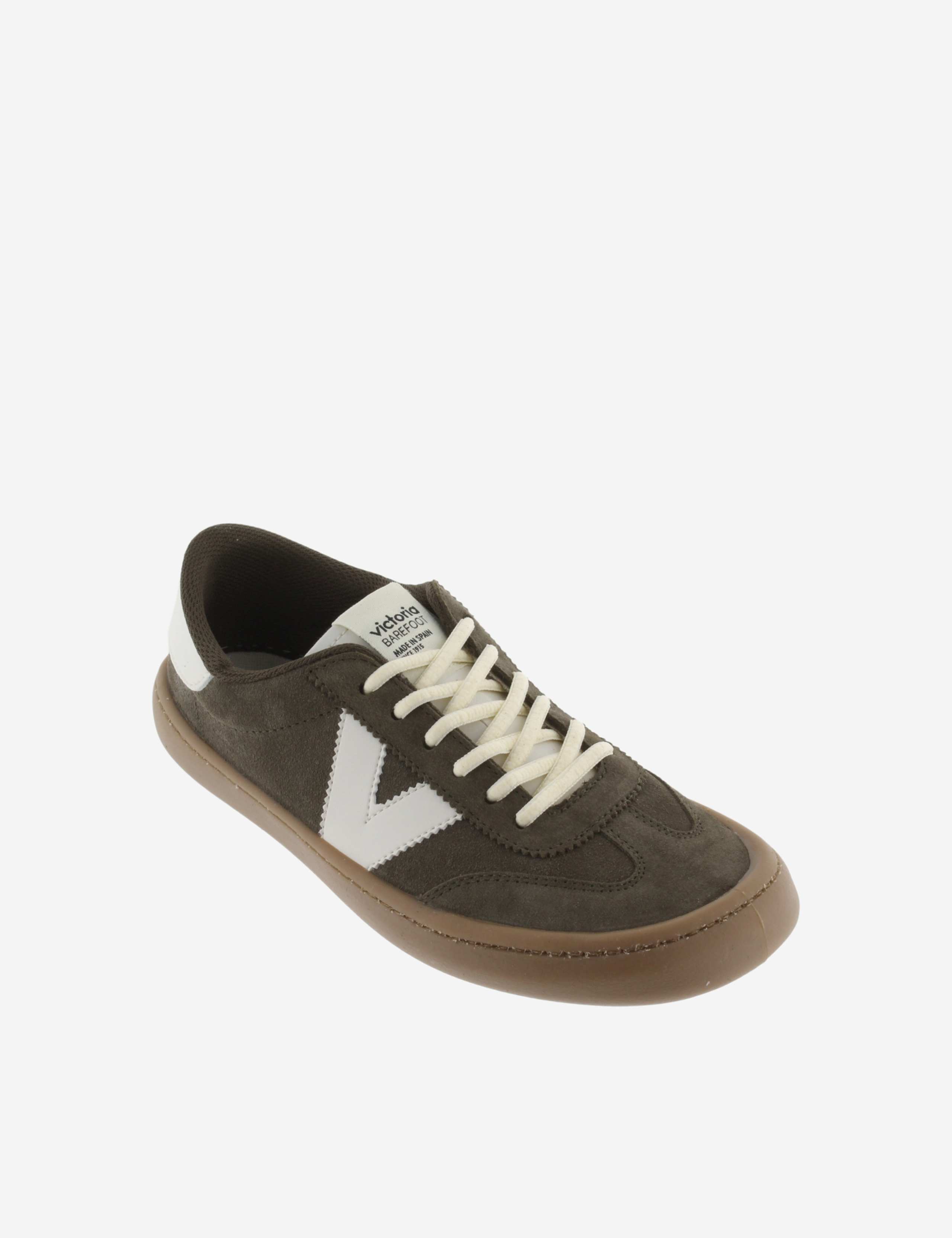 Wide Fit Leather Lace Up Trainers 3 of 6