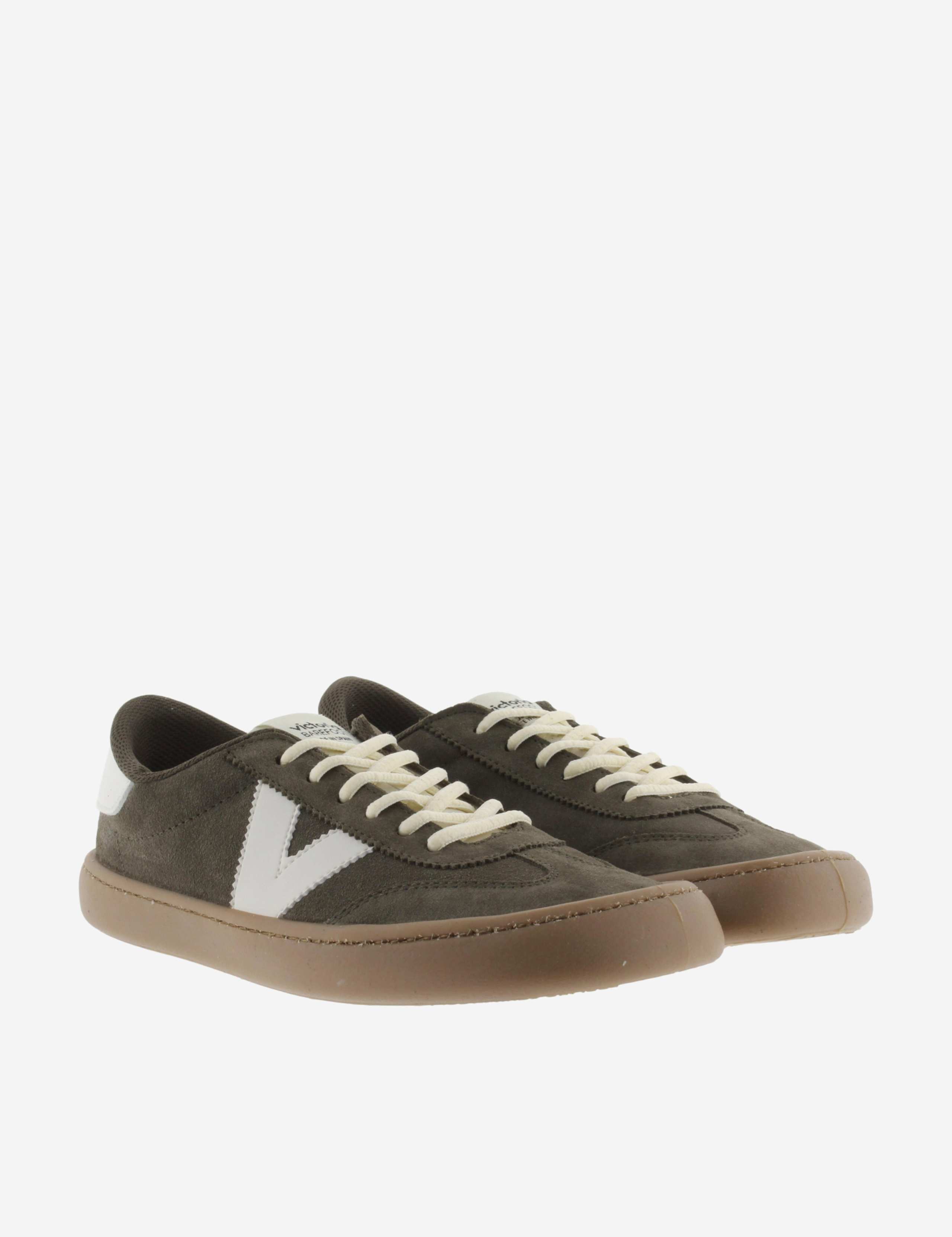 Wide Fit Leather Lace Up Trainers 4 of 6