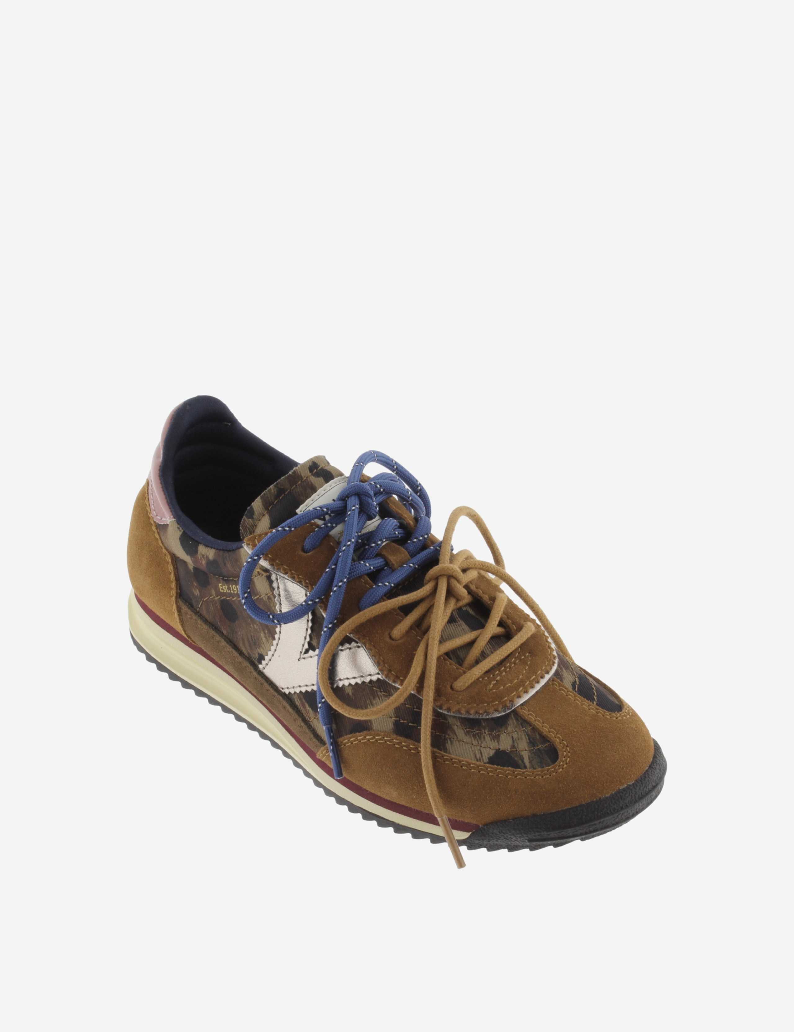 Lace Up Animal Print Trainers 3 of 5