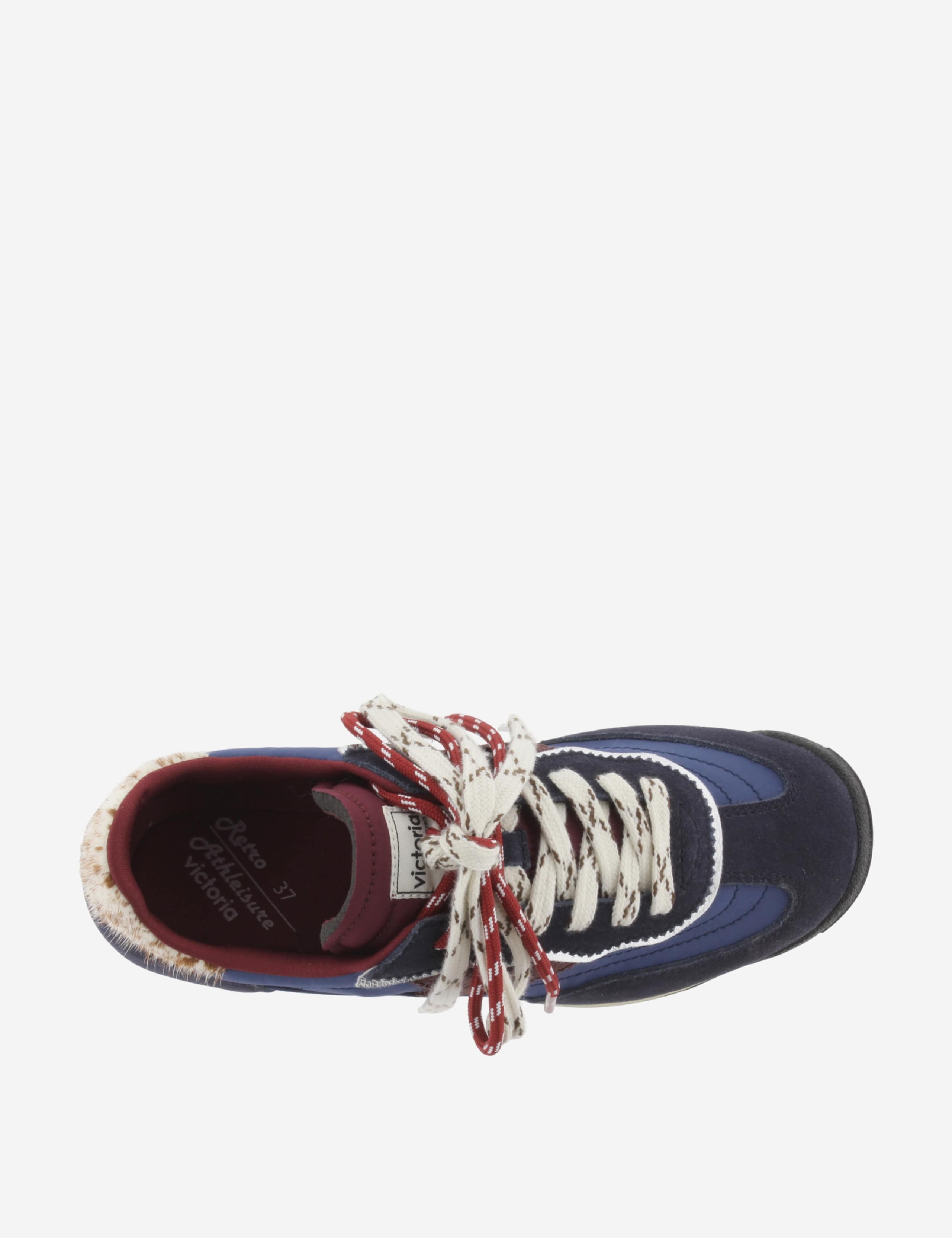 Double Lace Suede Panel Trainers 2 of 5