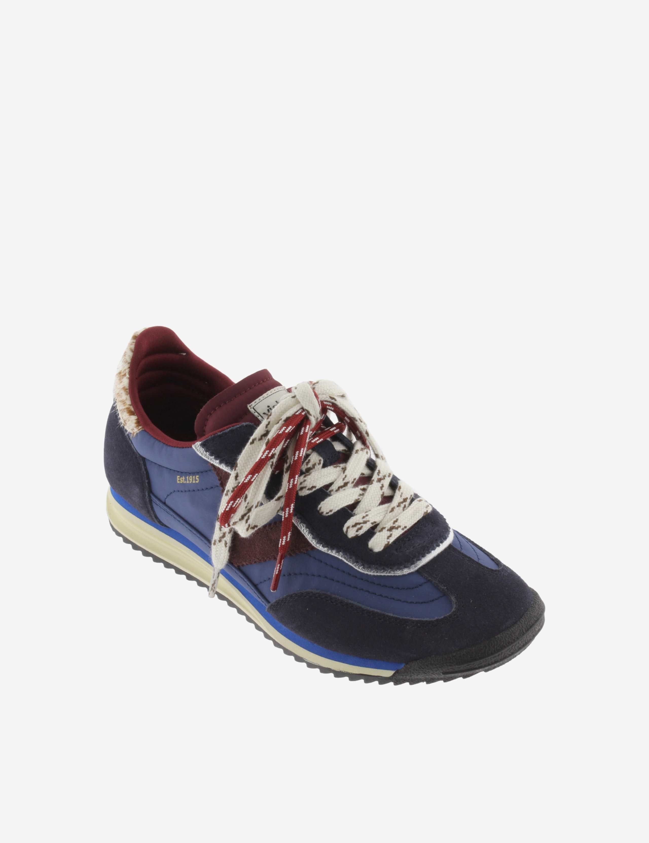 Double Lace Suede Panel Trainers 3 of 5
