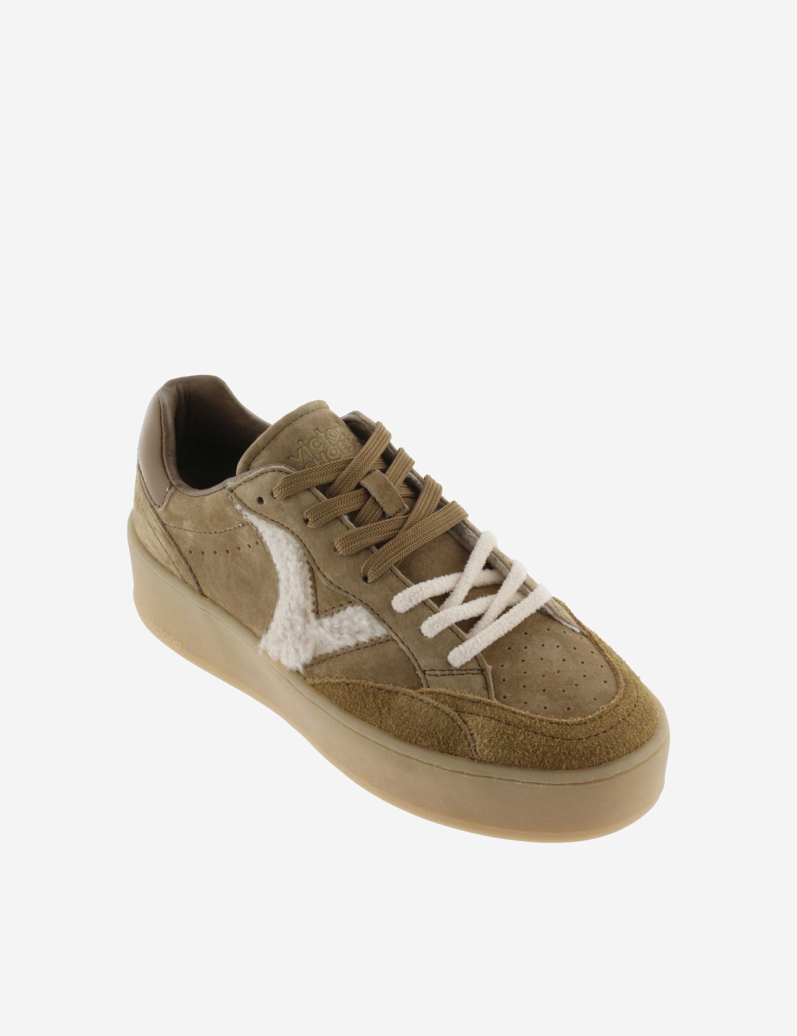 Turin Suede Lace Up Platform Trainers 3 of 5