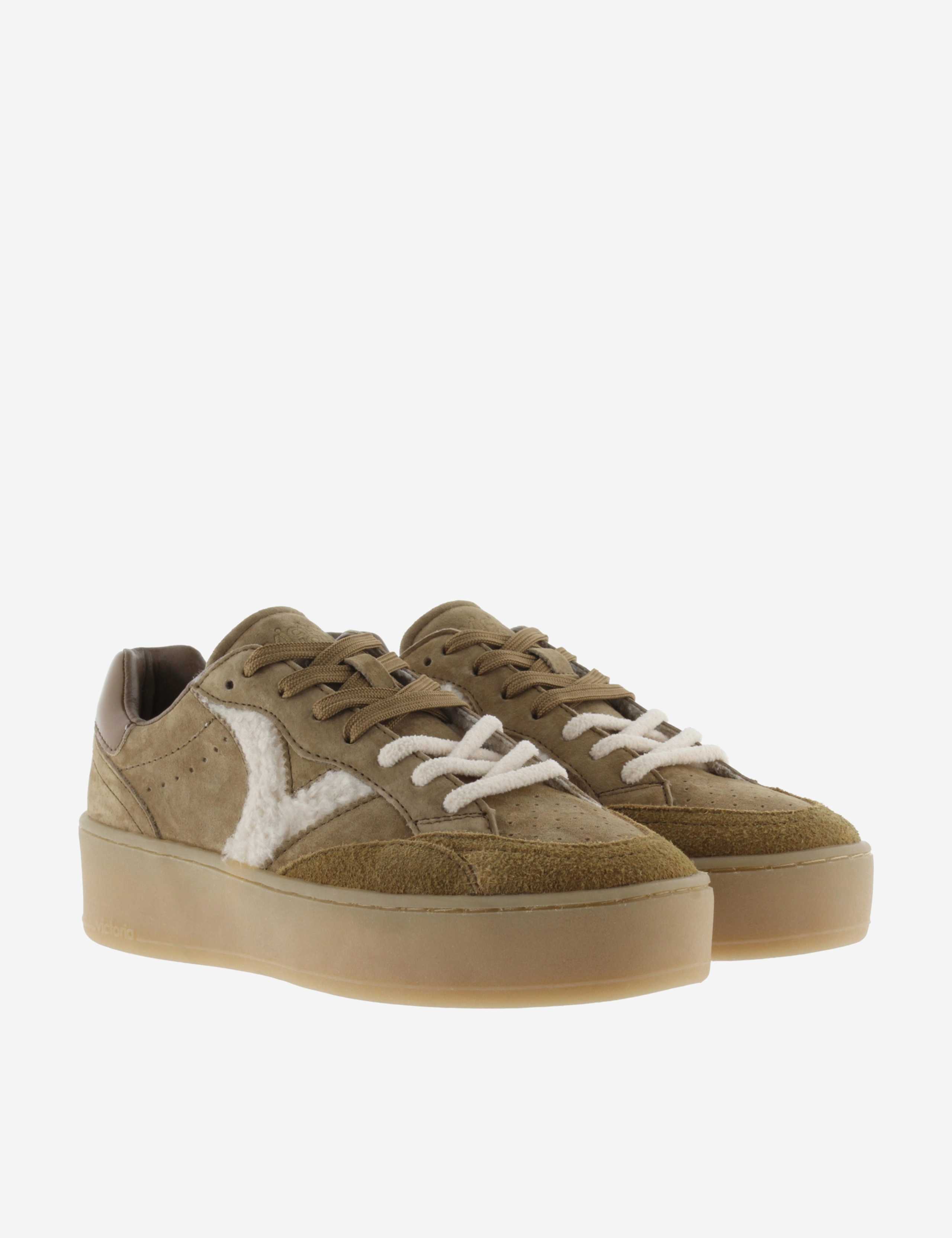 Turin Suede Lace Up Platform Trainers 4 of 5