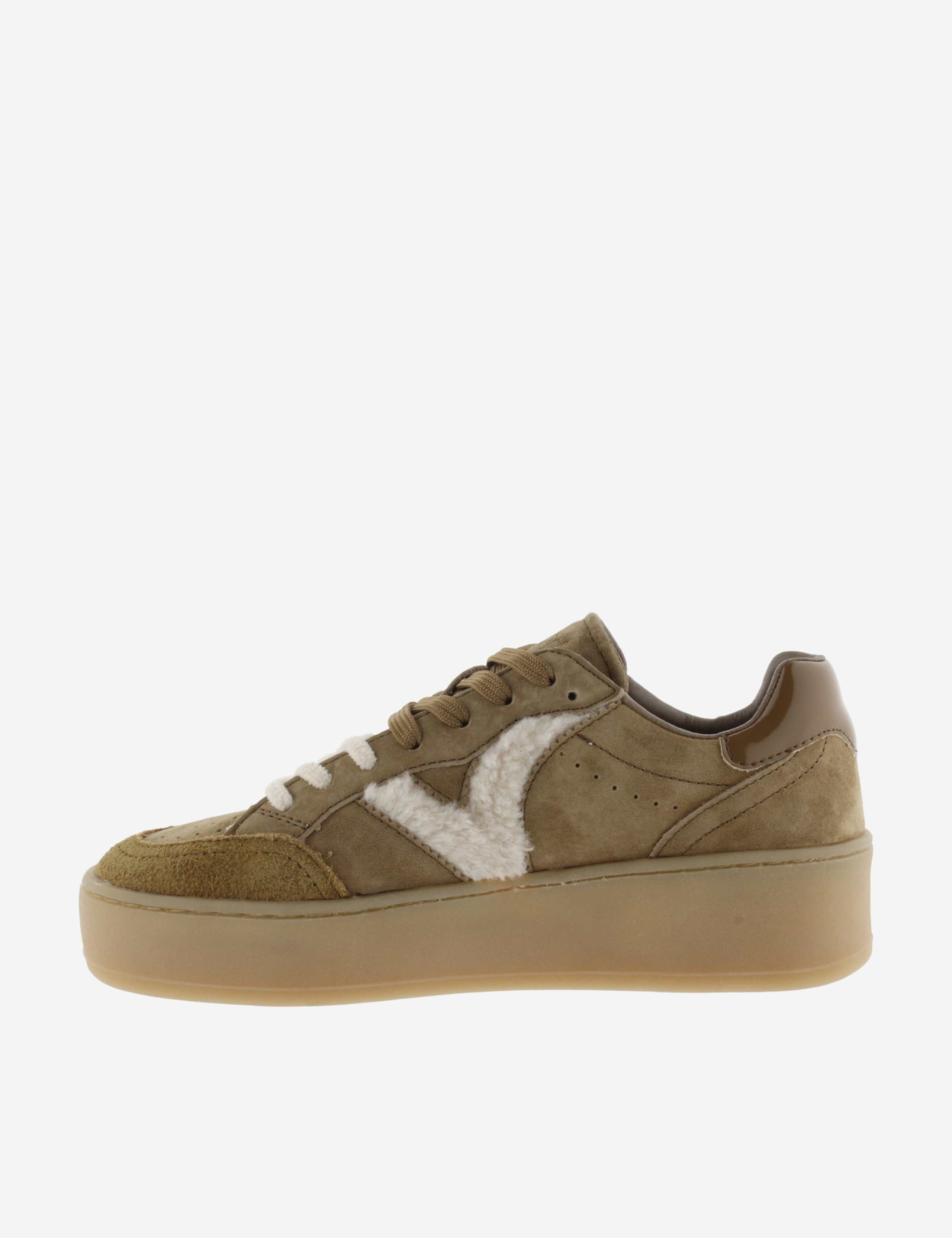 Turin Suede Lace Up Platform Trainers 5 of 5