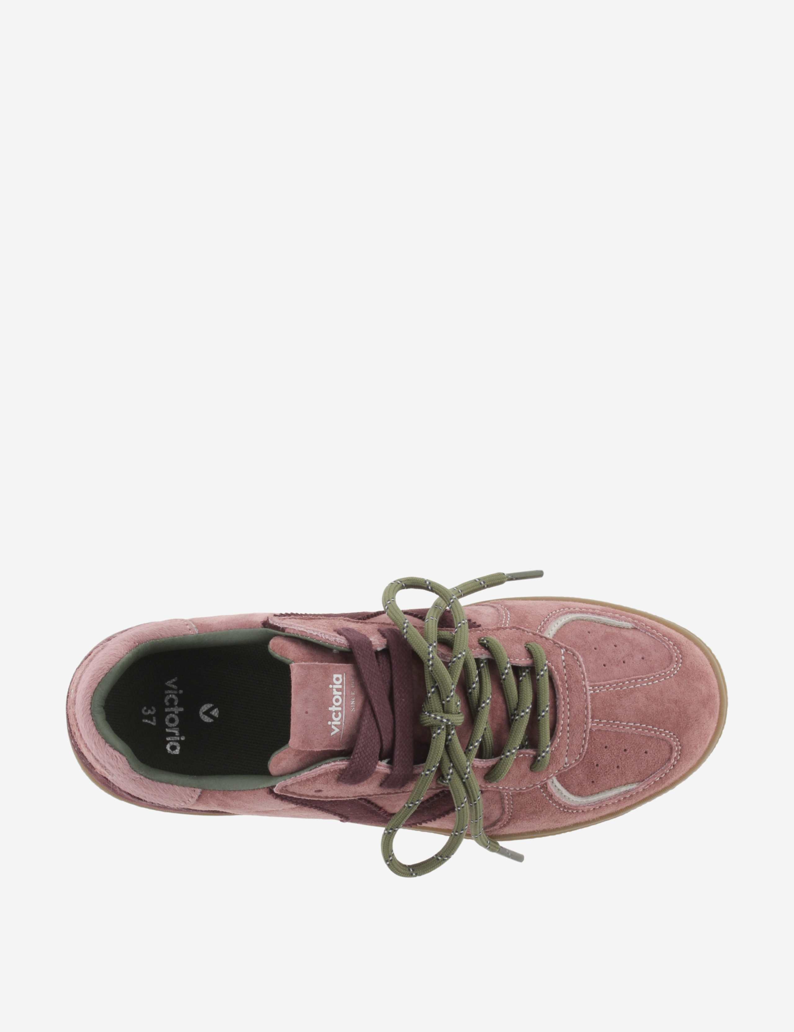 Suede Lace Up Trainers 2 of 5