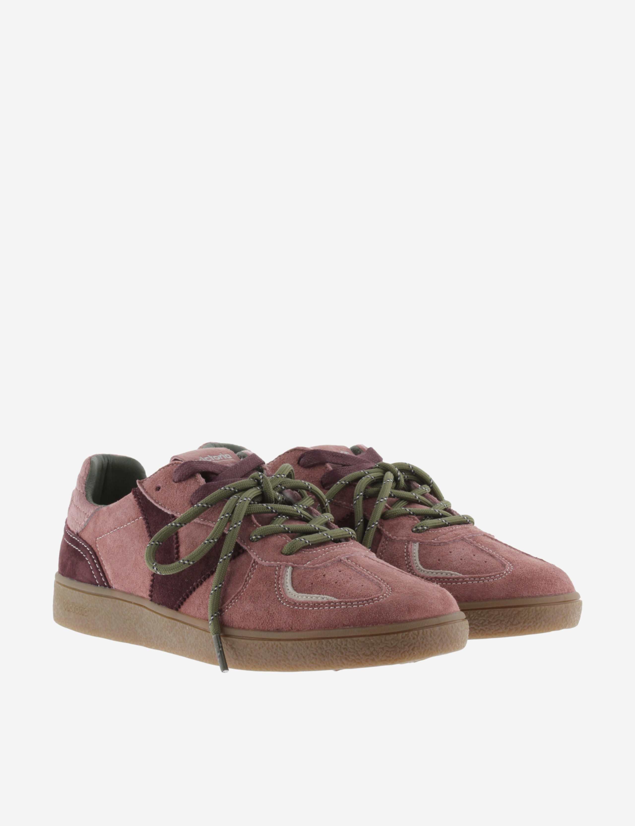 Suede Lace Up Trainers 4 of 5
