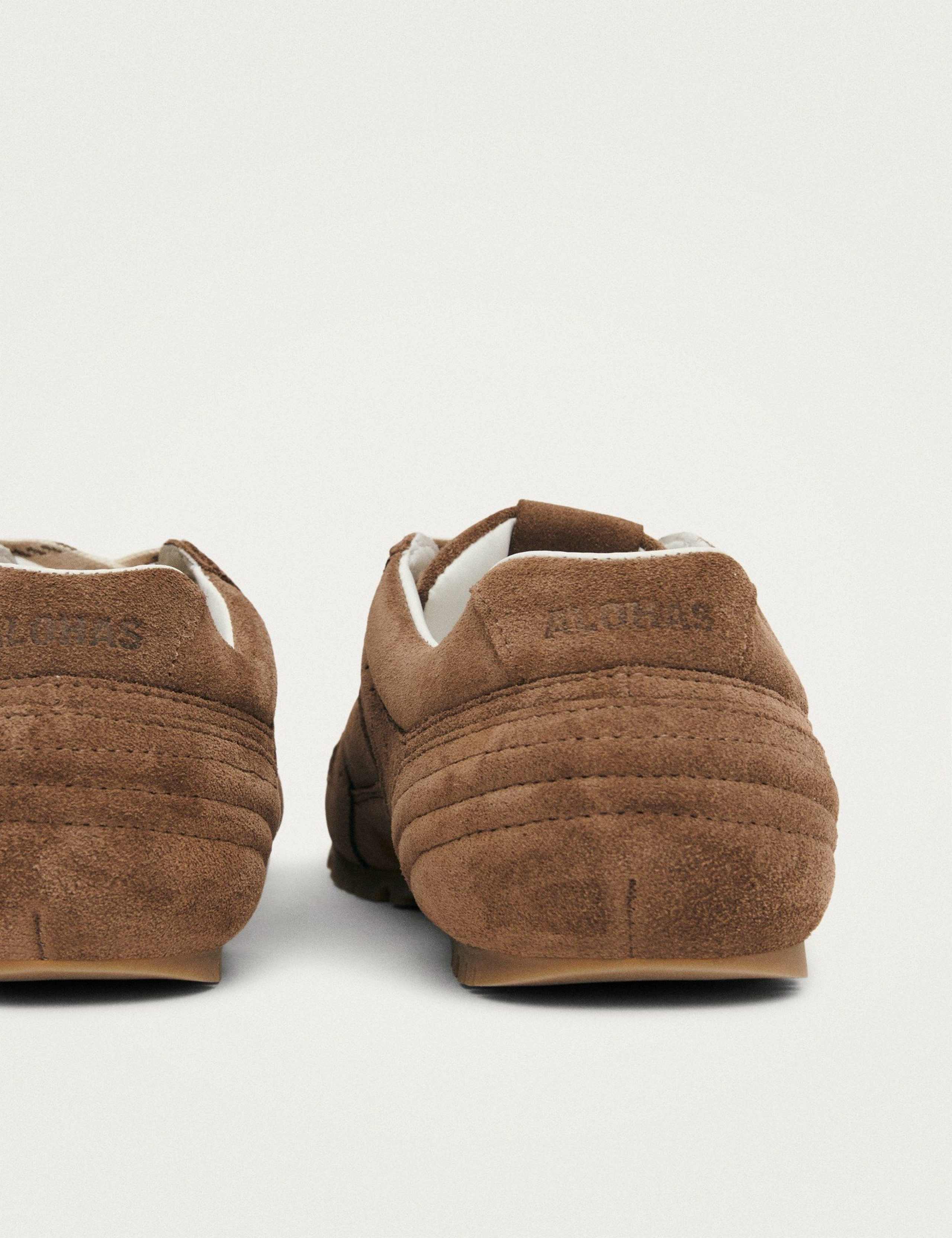 Tb.56 Suede Lace Up Trainers 6 of 6