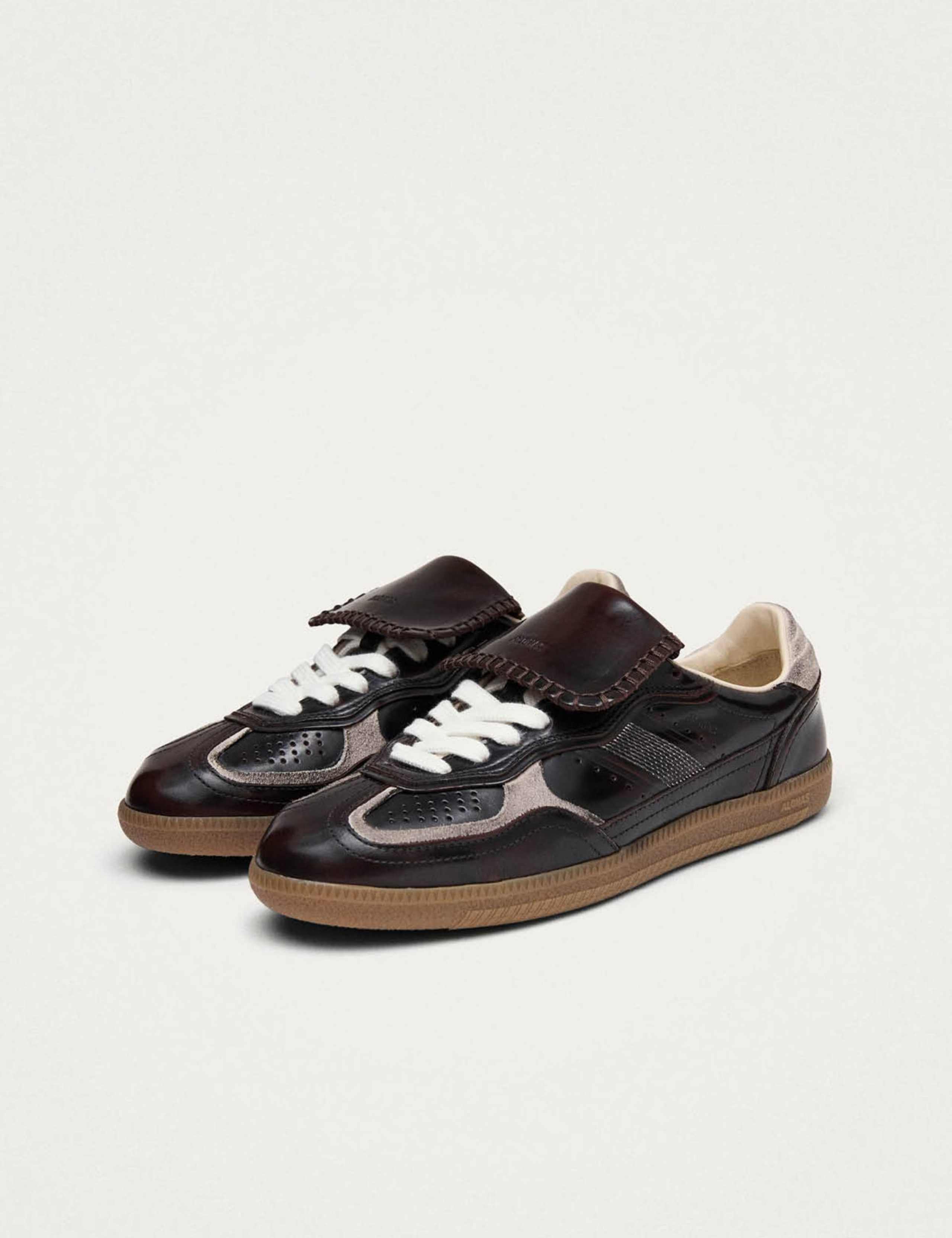 Tb.490 Club Leather Lace-Up Trainers 3 of 7