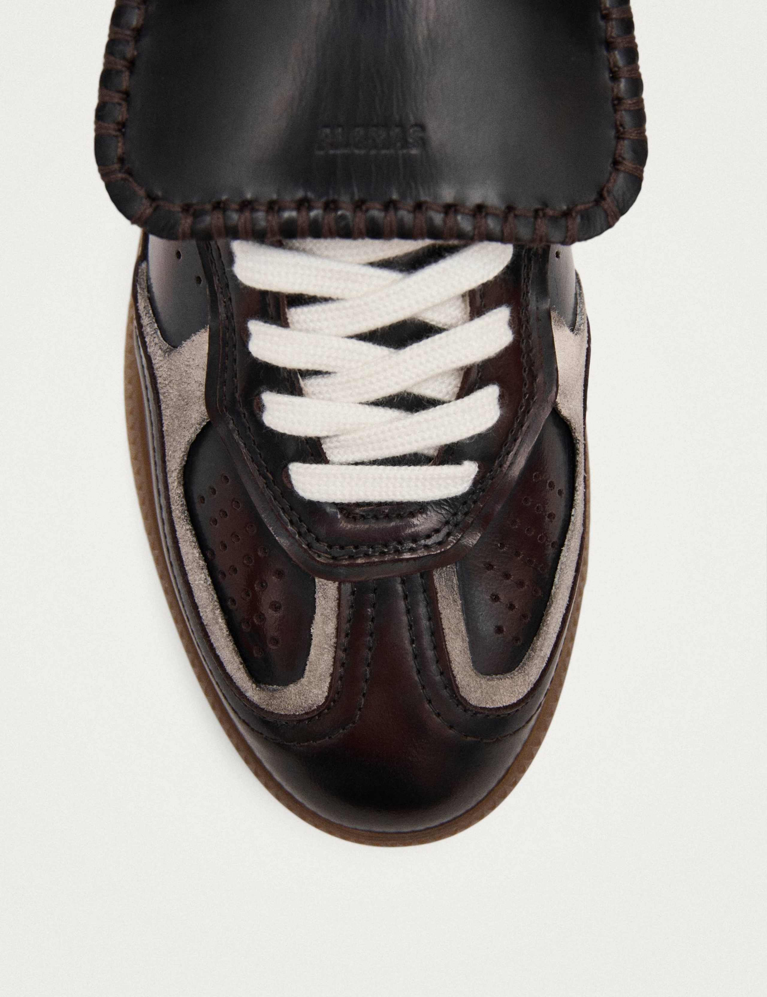 Tb.490 Club Leather Lace-Up Trainers 7 of 7