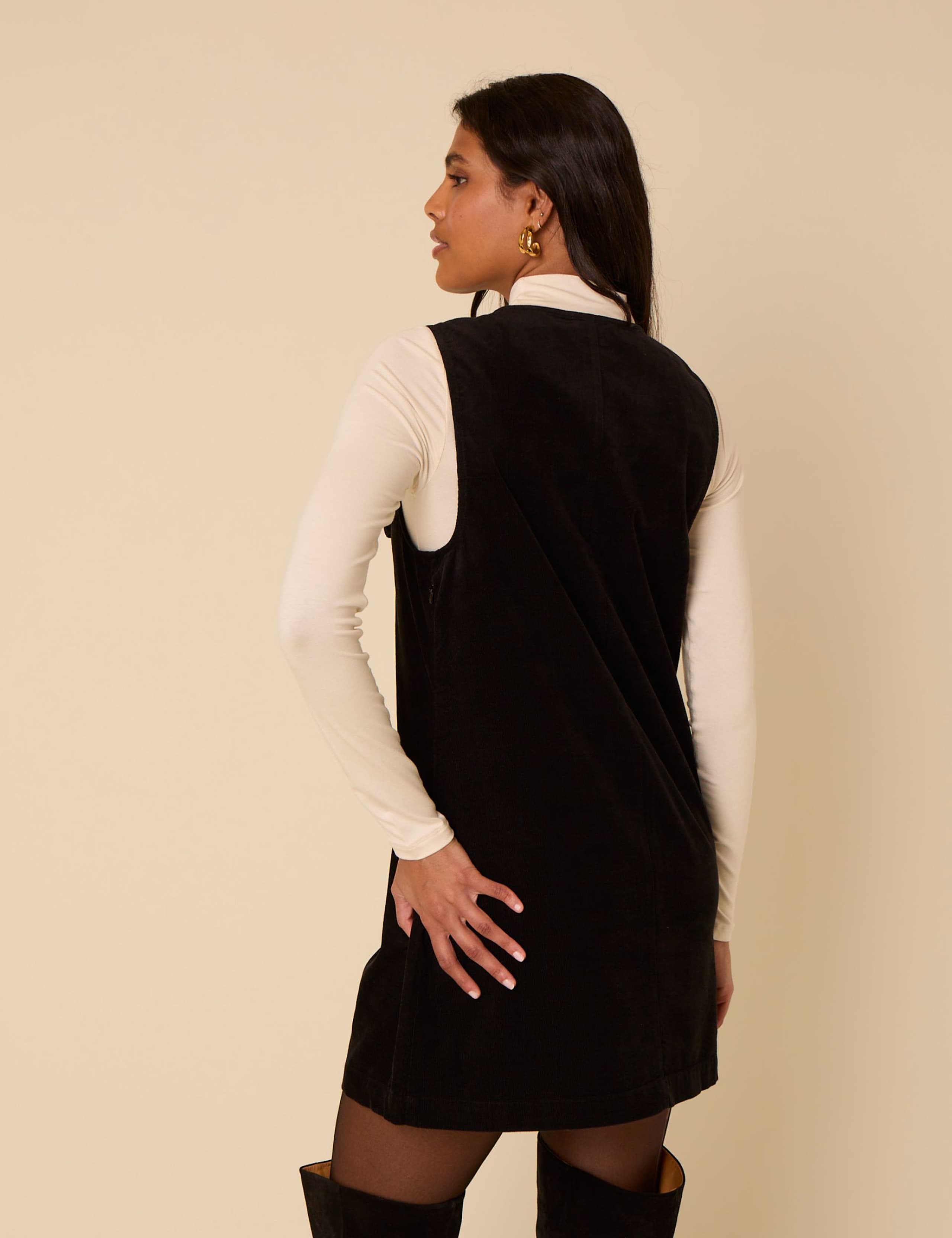 Pure Cotton Mini Shift Dress 2 of 5