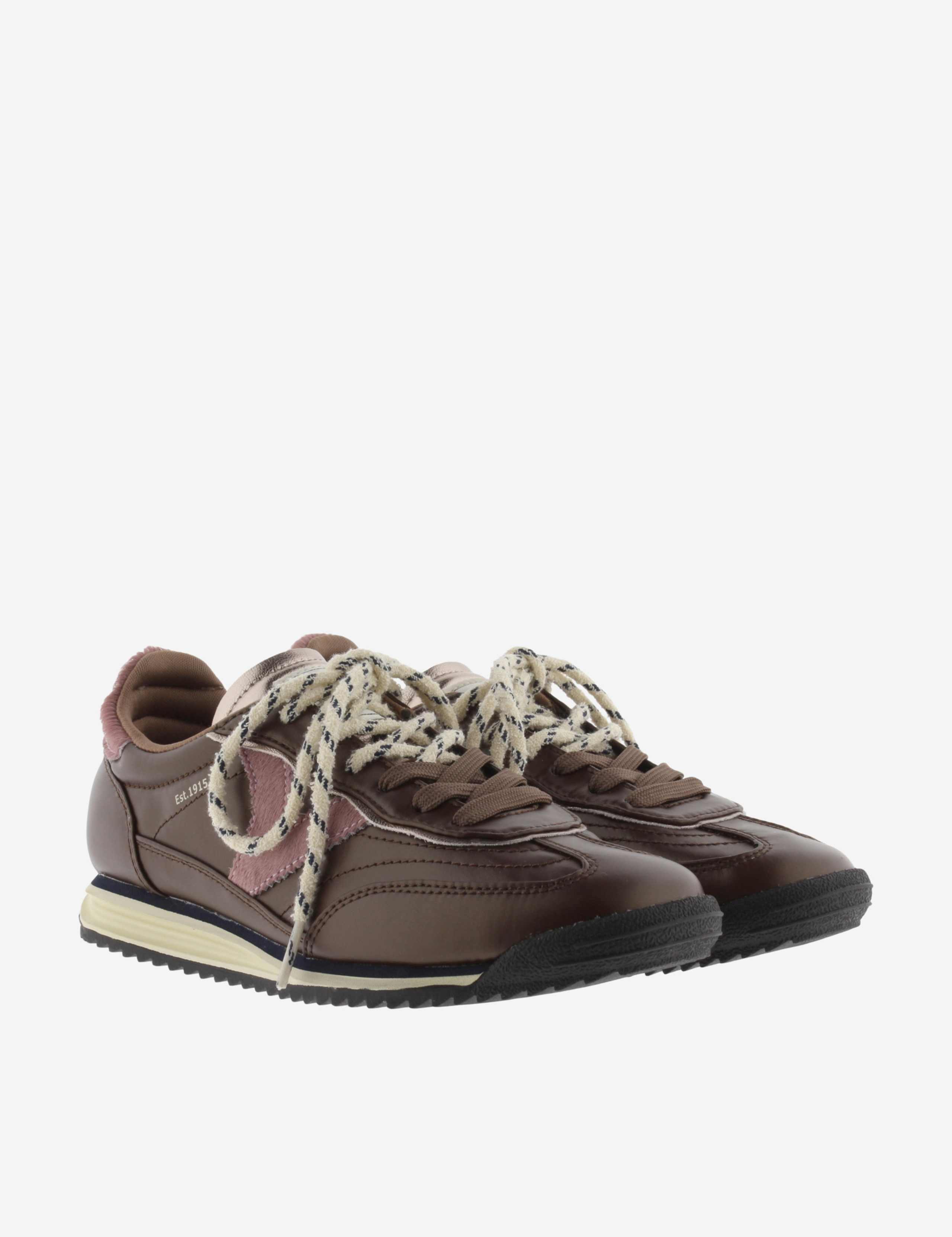 Lace Up Metallic Side Detail Trainers 3 of 5