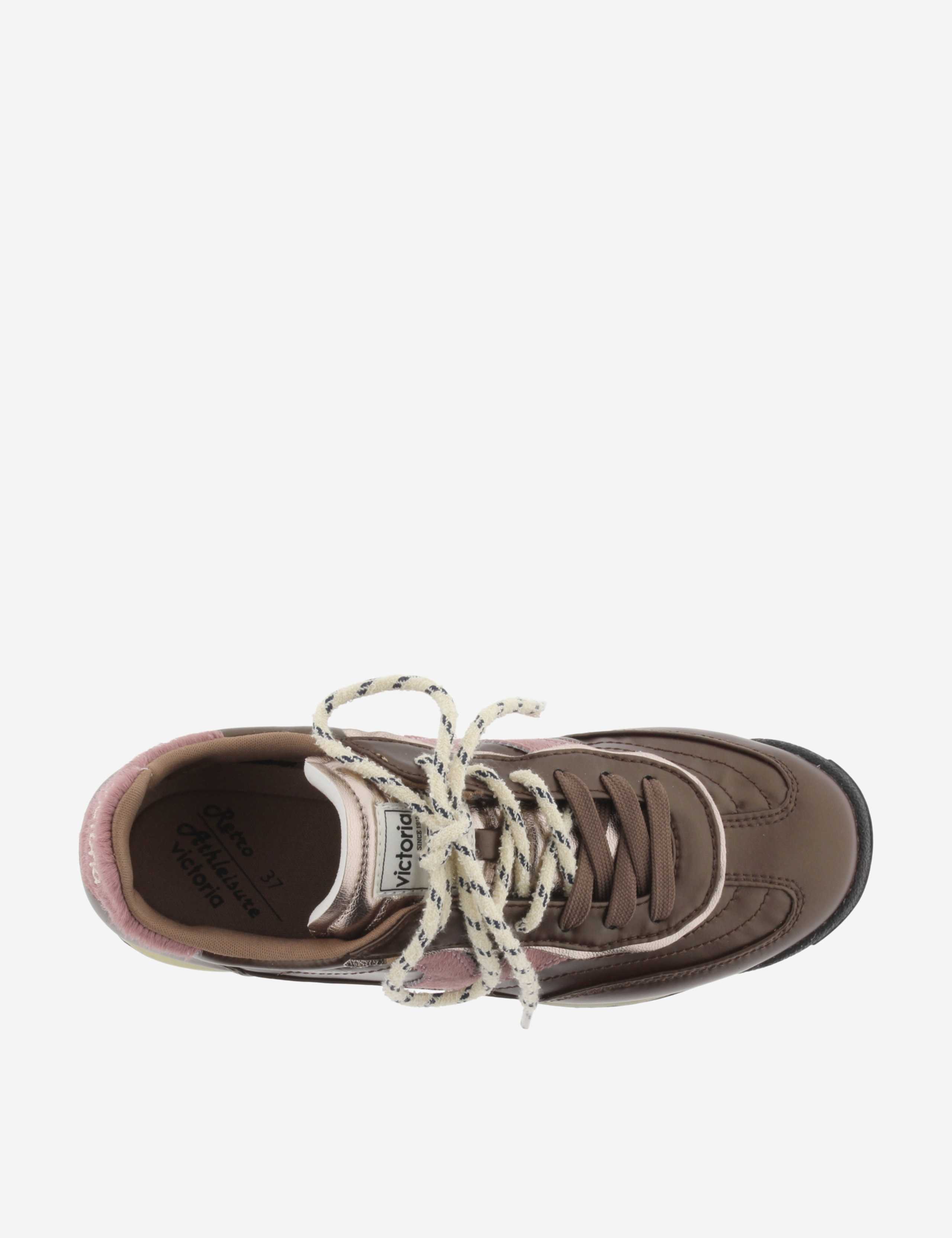 Lace Up Metallic Side Detail Trainers 4 of 5