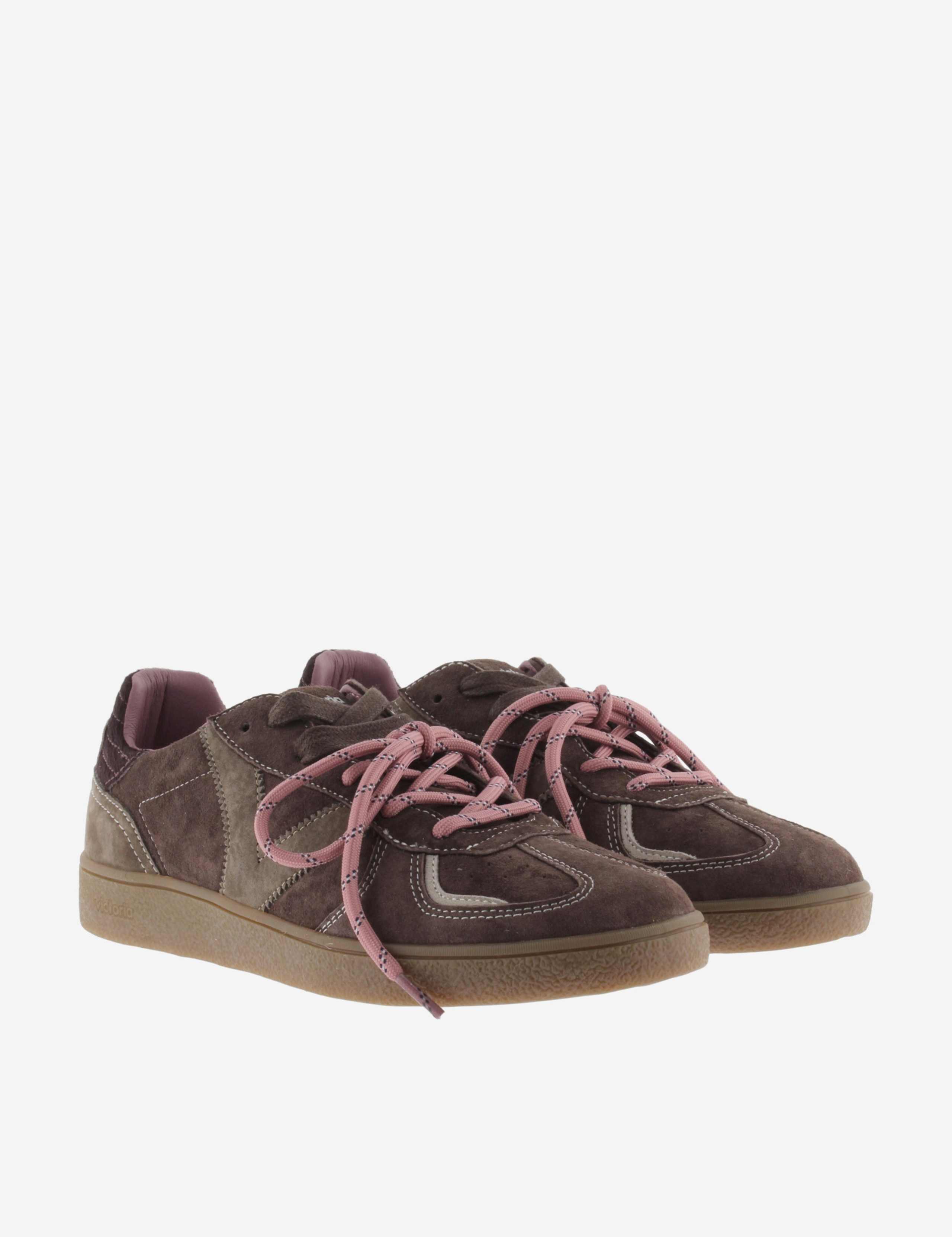 Suede Lace Up Trainers 3 of 5