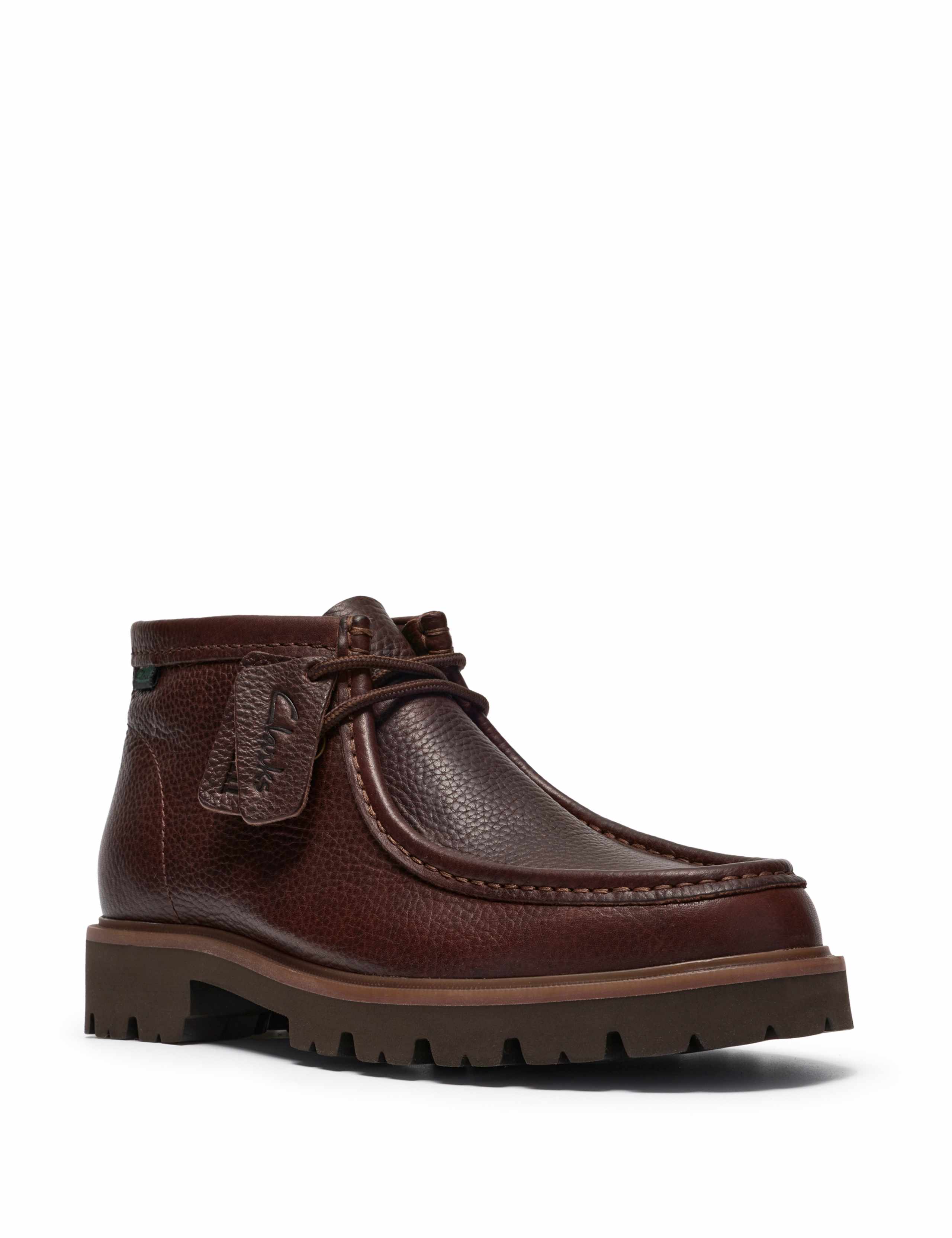 Leather Lace Up Boots 2 of 8
