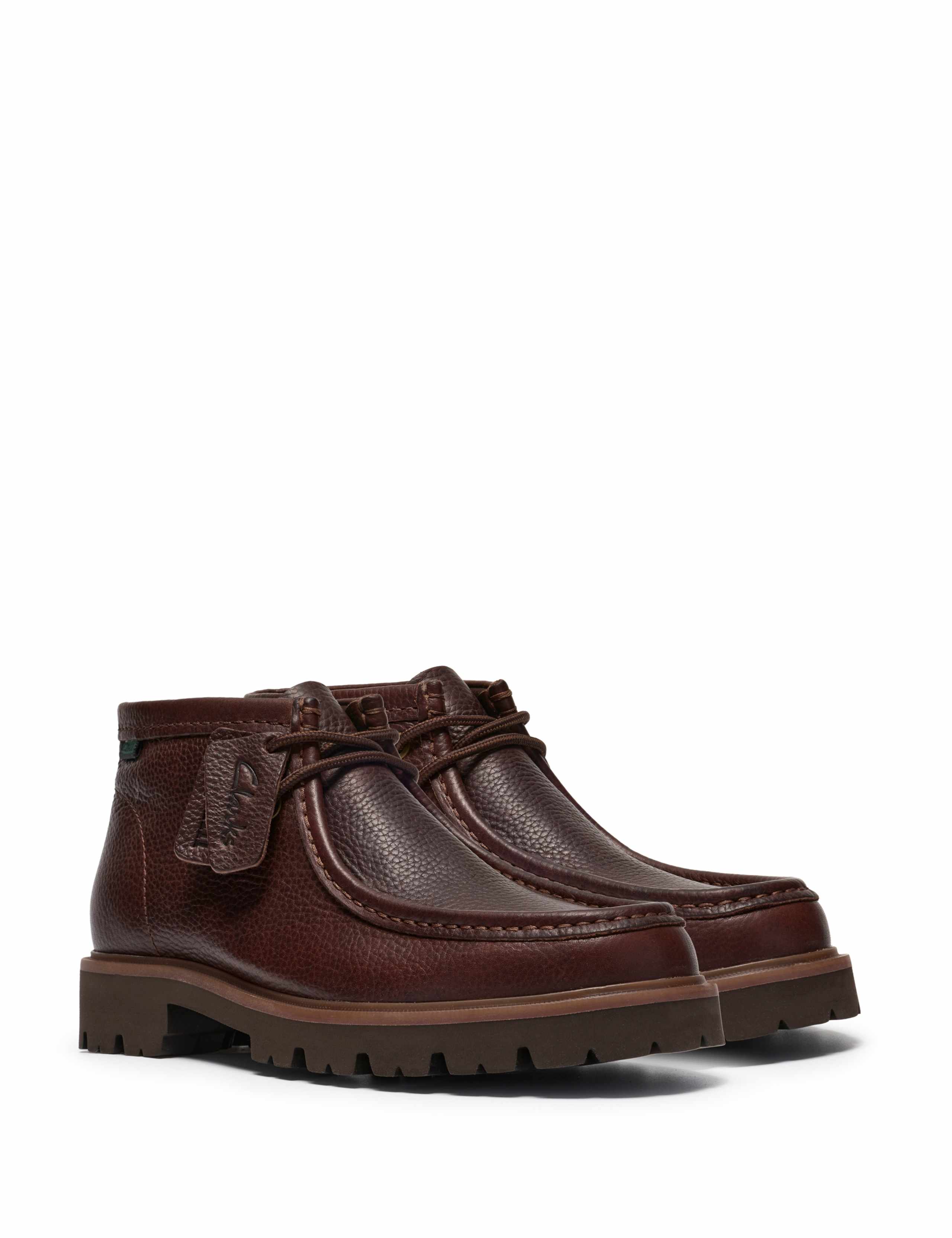 Leather Lace Up Boots 3 of 8
