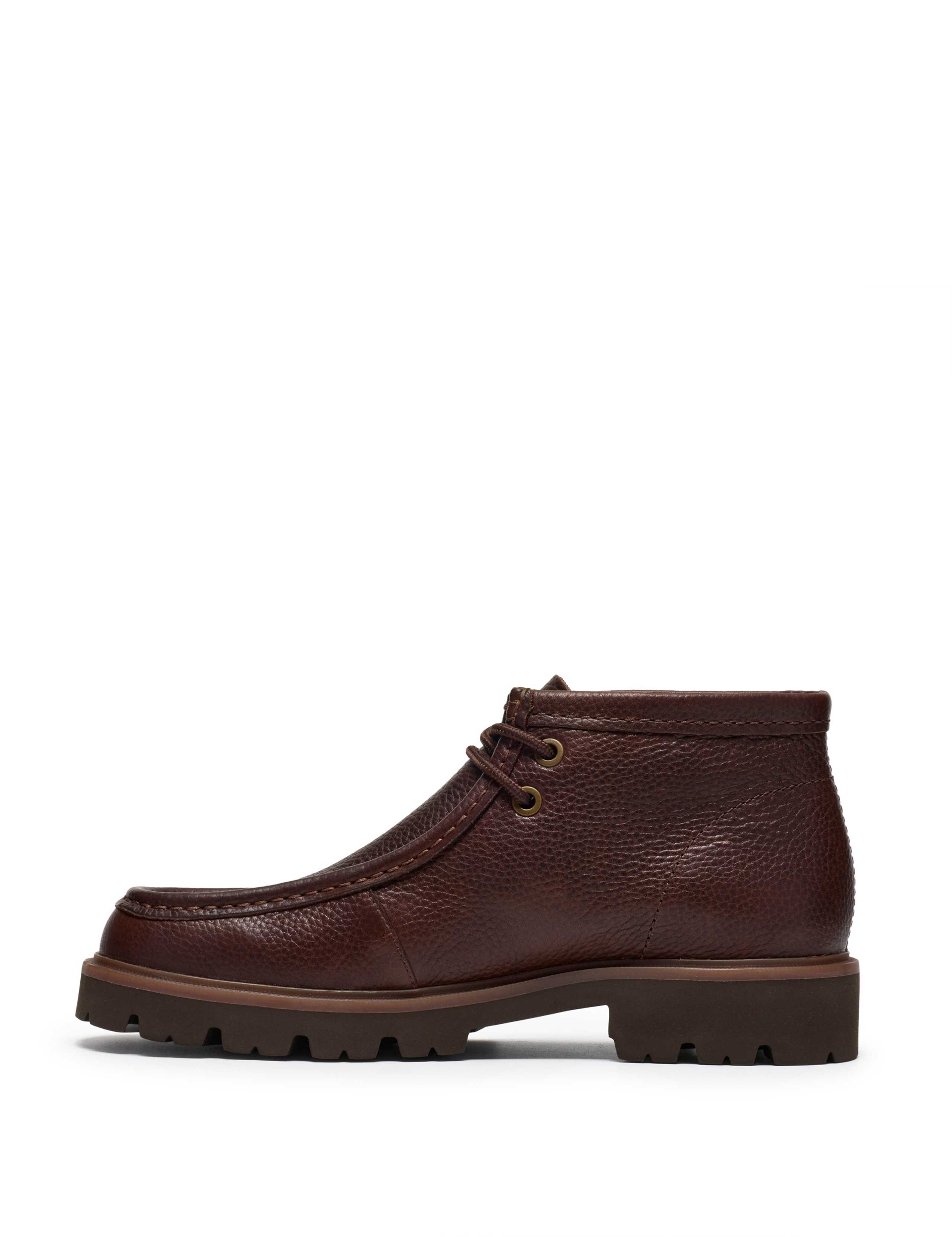 Leather Lace Up Boots 6 of 8