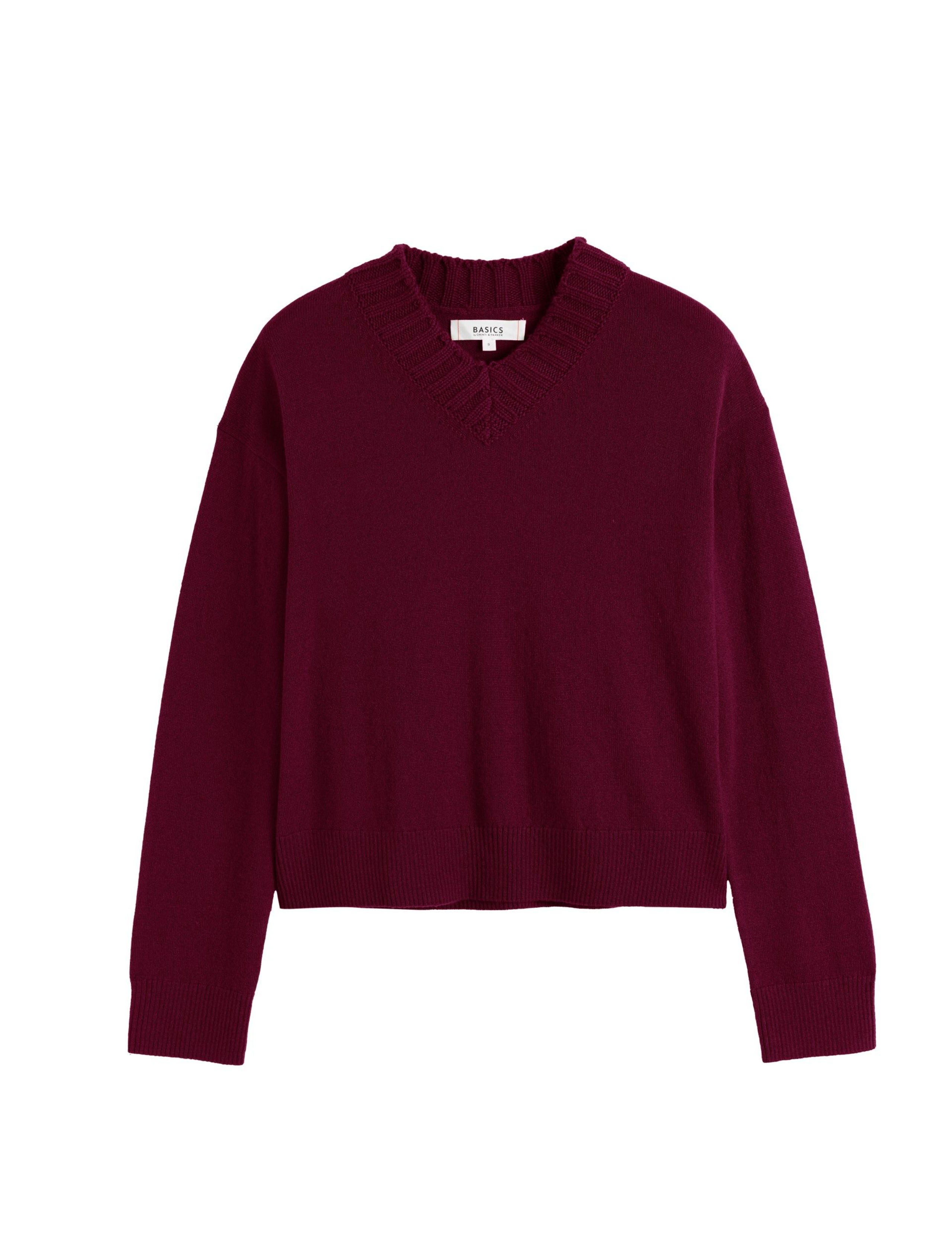 Wool Rich V-Neck Jumper with Cashmere 2 of 4