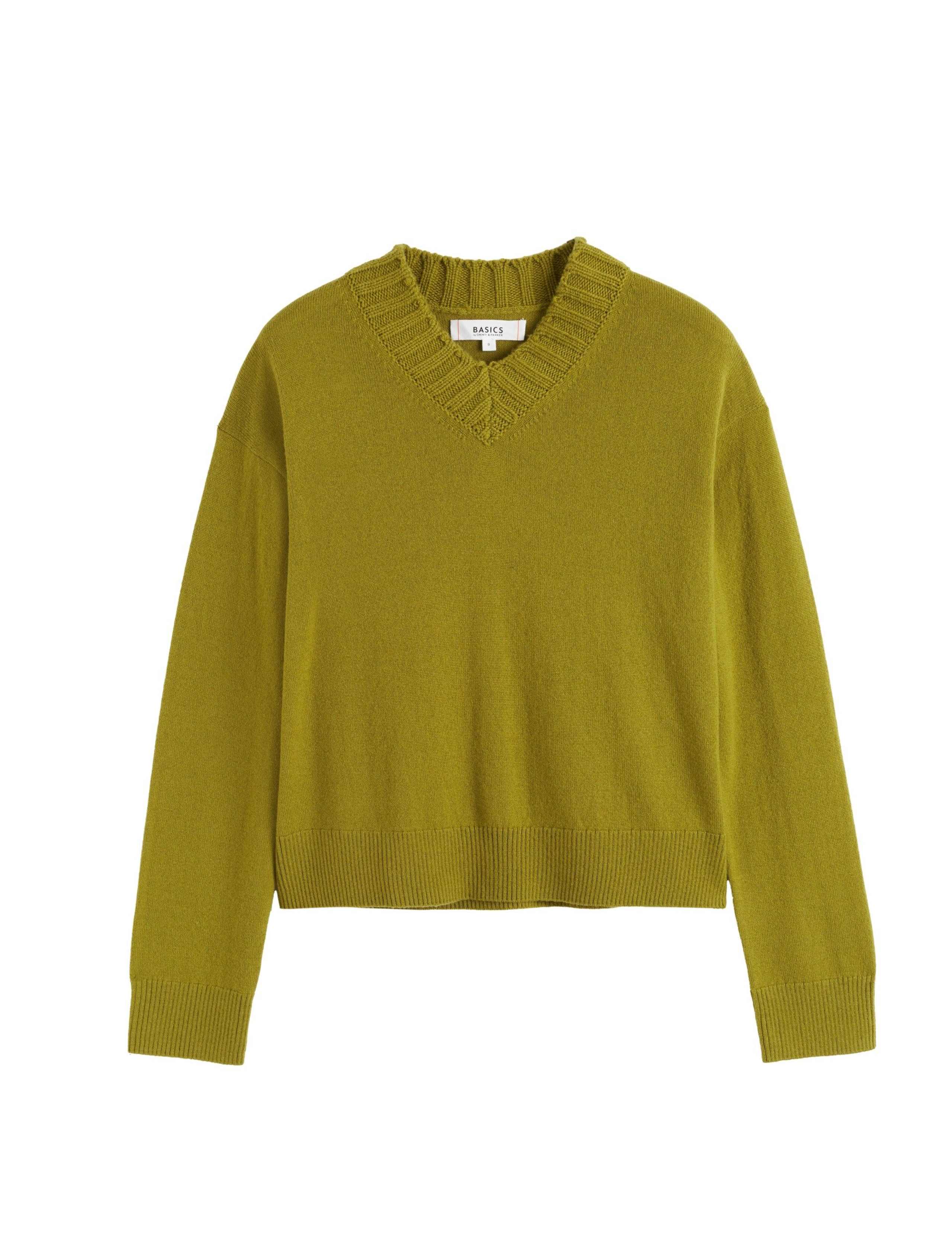 Wool Rich V-Neck Jumper with Cashmere 2 of 4