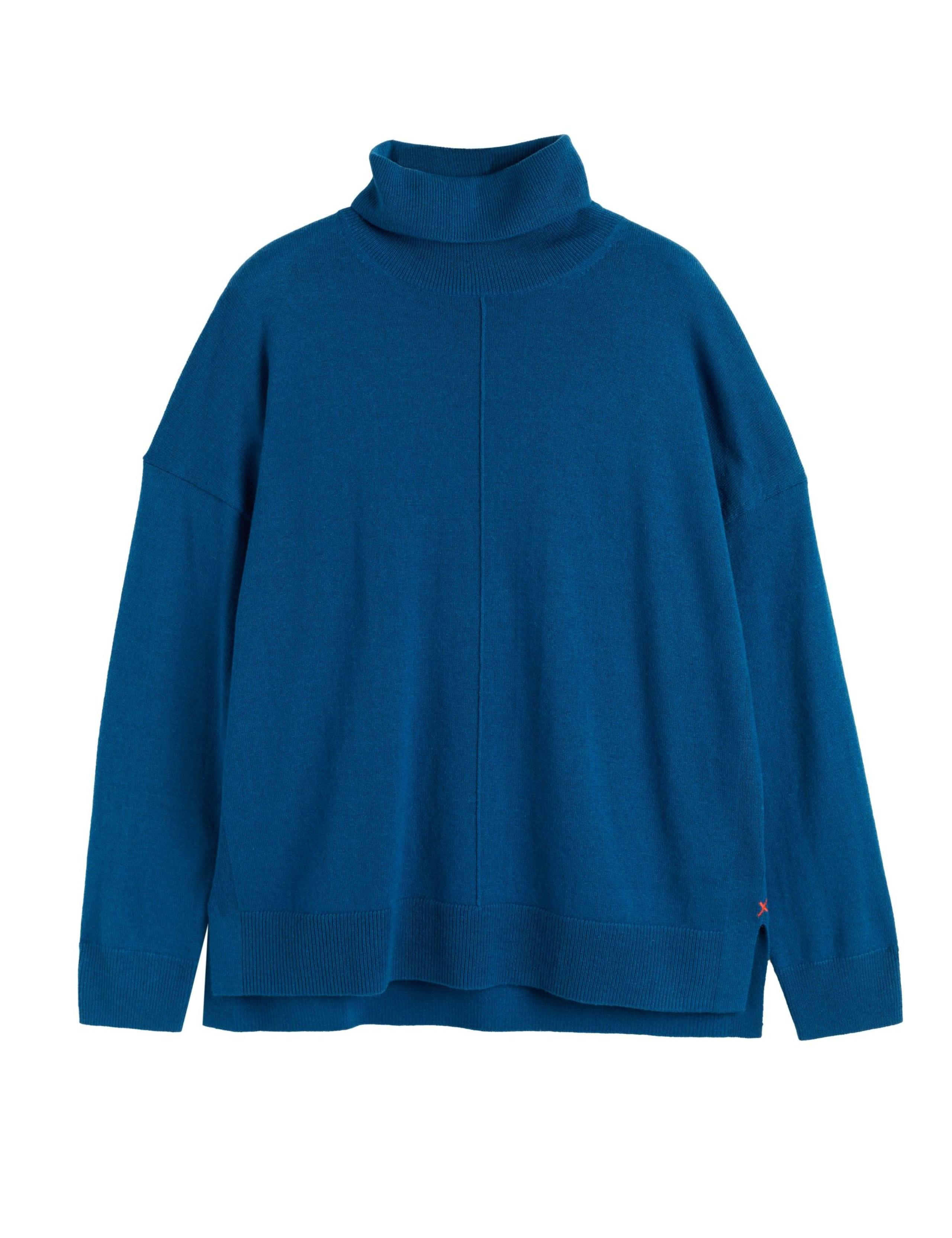 Wool Rich Roll Neck Jumper with Cashmere 2 of 4
