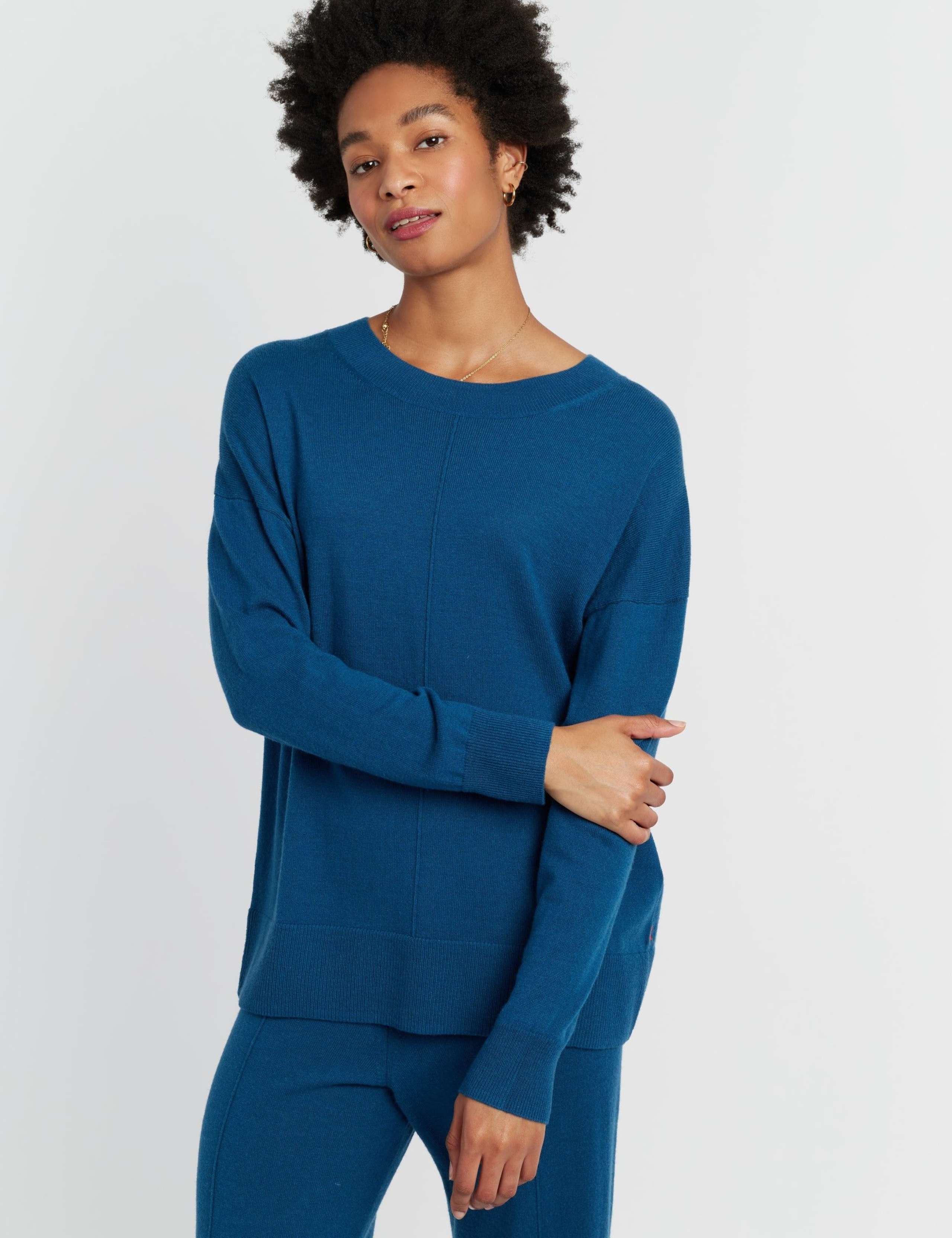 Wol Rich Round Neck Seam Detail Jumper 4 of 4