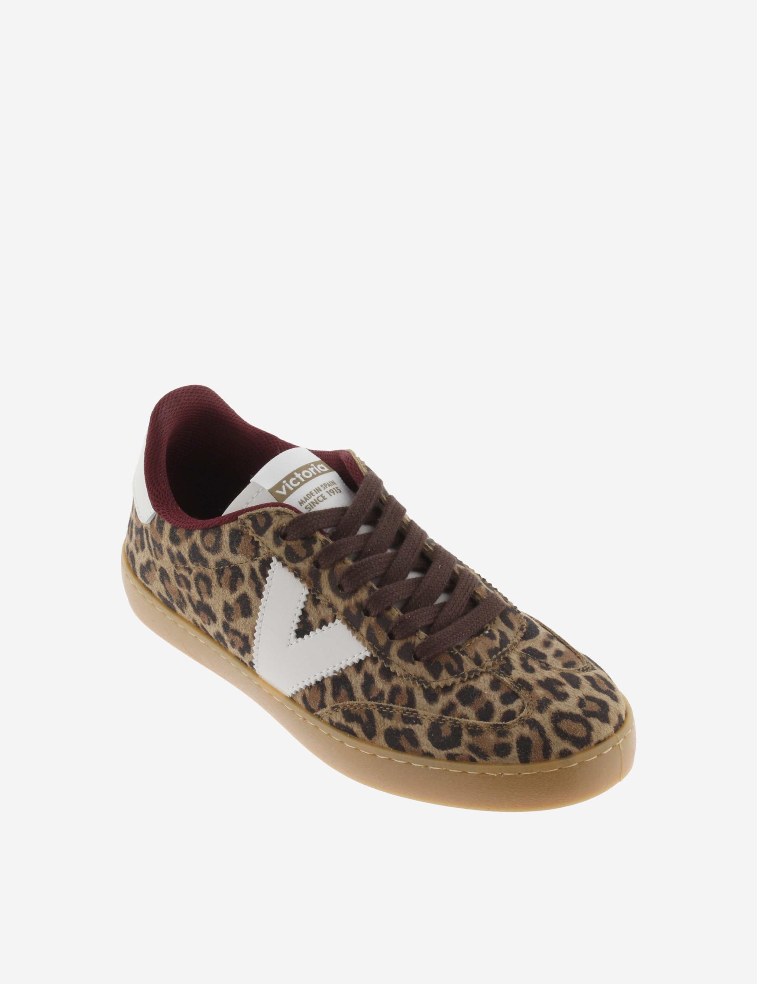 Suede Leopard Print Trainers 2 of 5