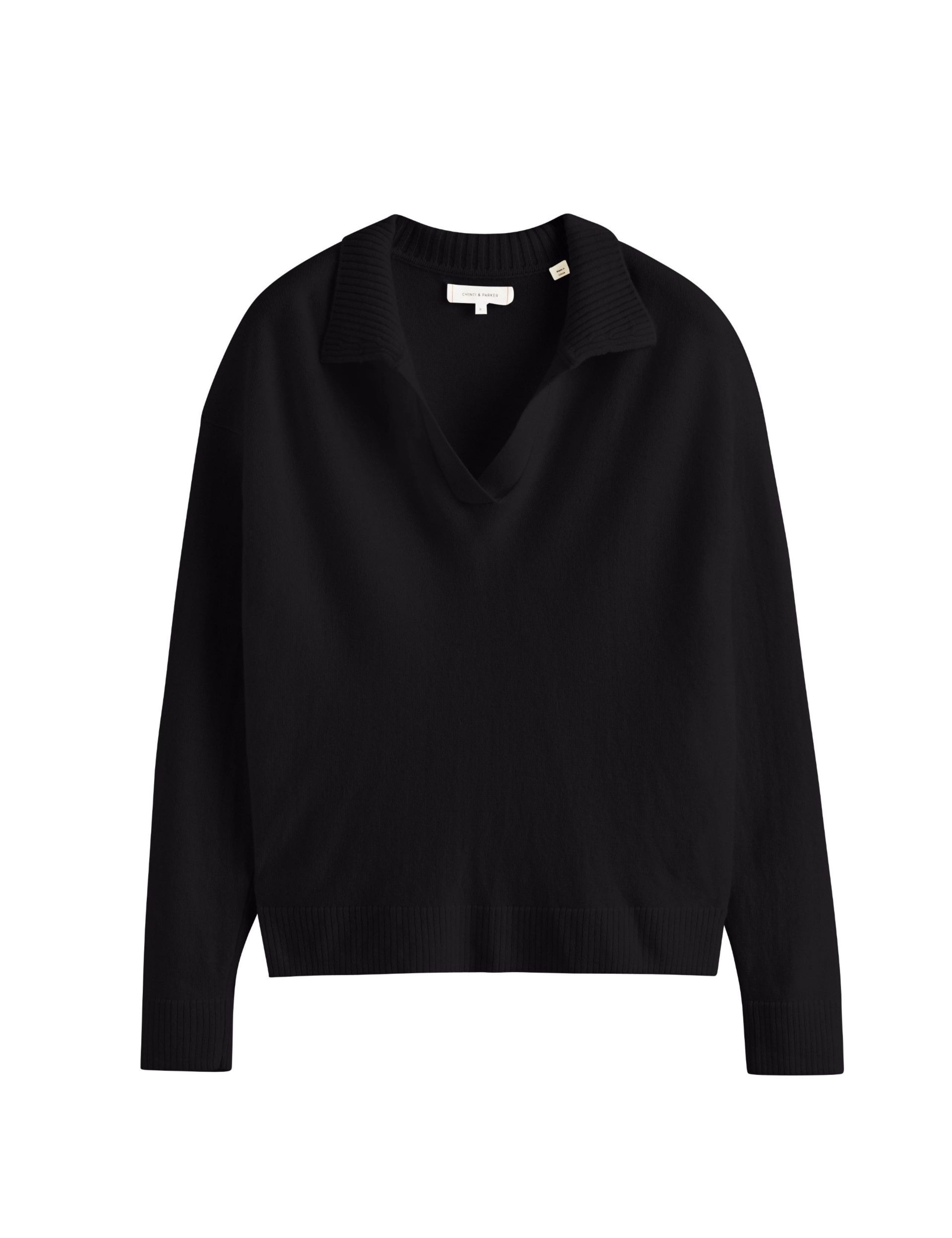 Wool Rich Collared Jumper with Cashmere 2 of 4