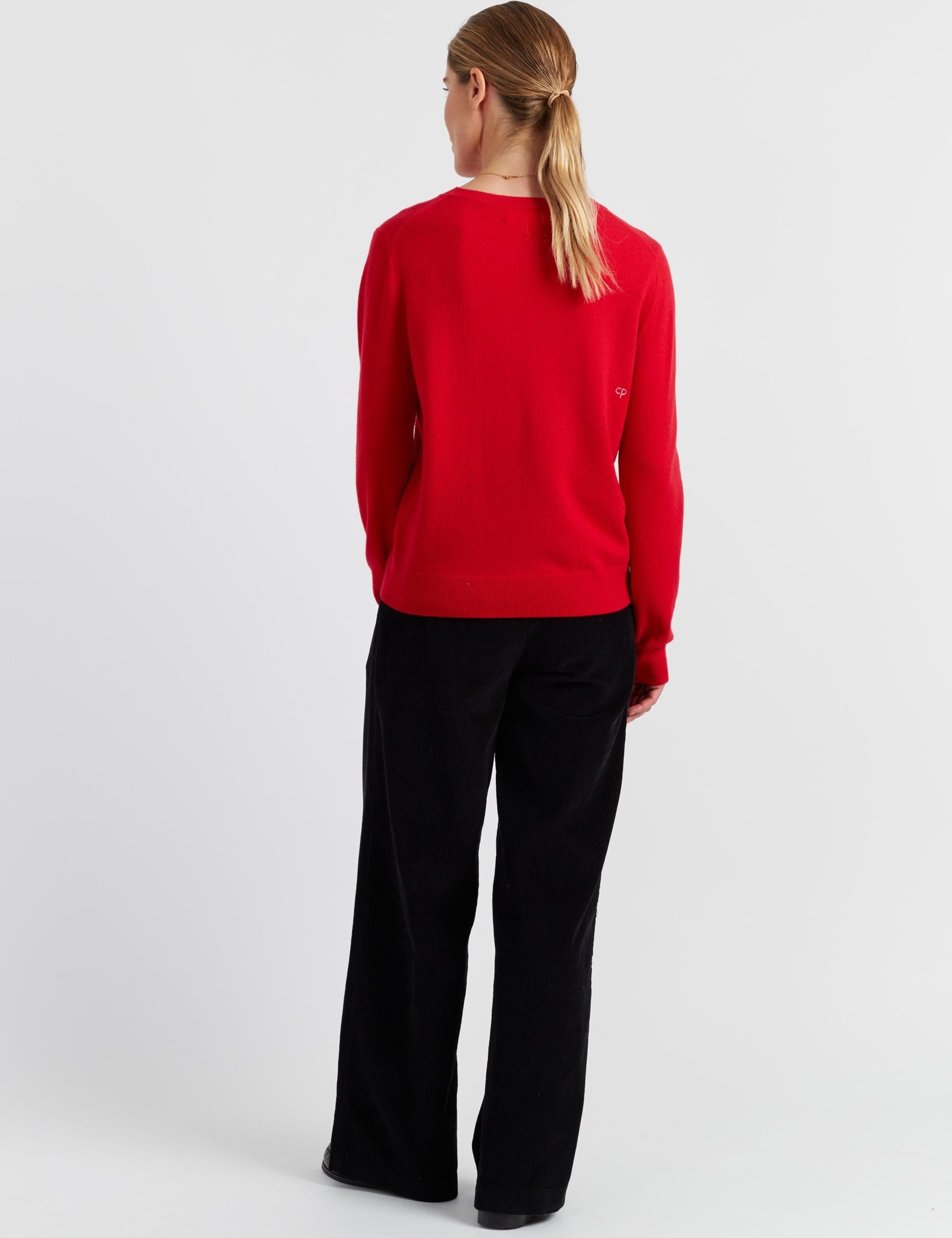 Wool and Cashmere Candy Cane Jumper 3 of 4