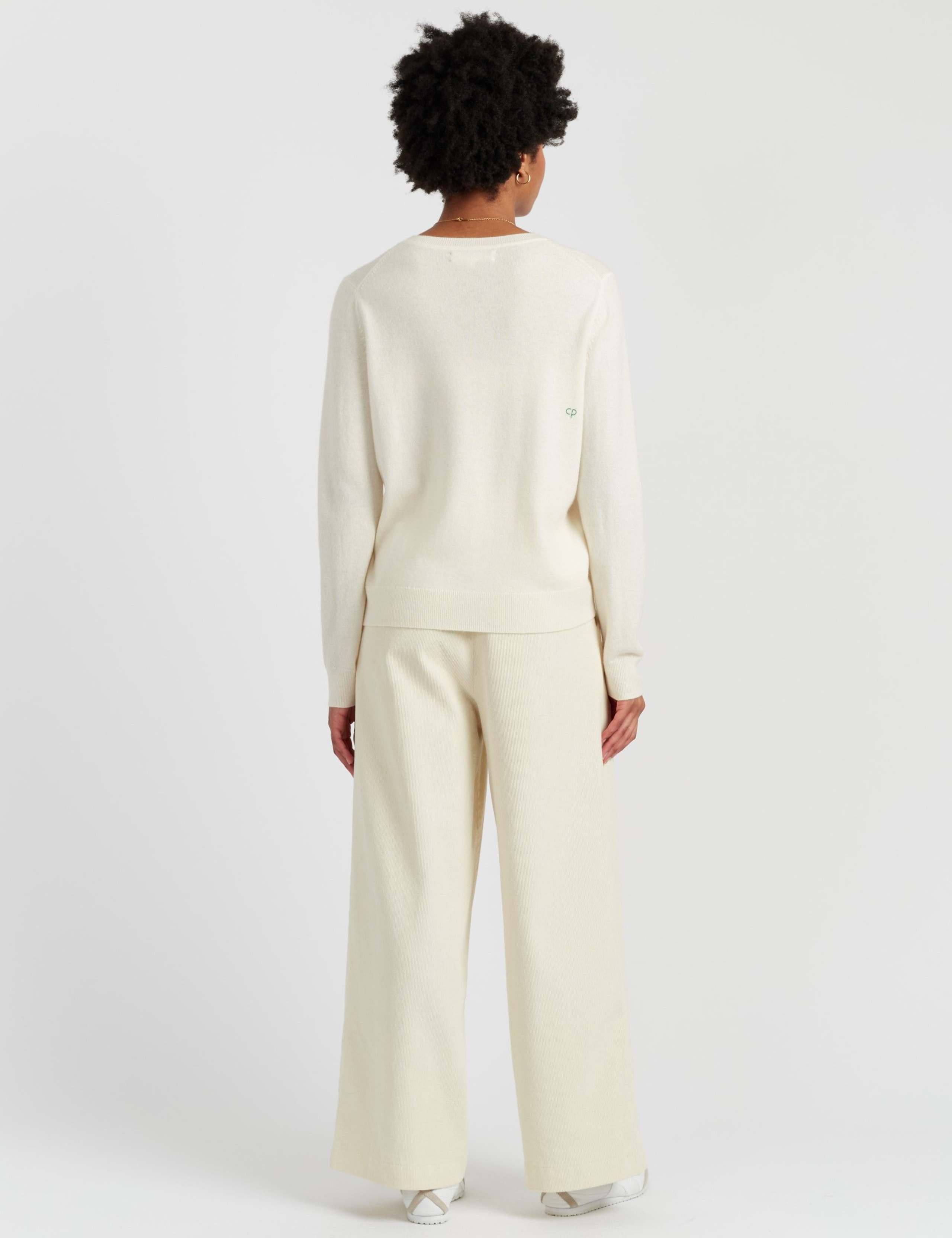 Wool and Cashmere Candy Cane Jumper 3 of 4