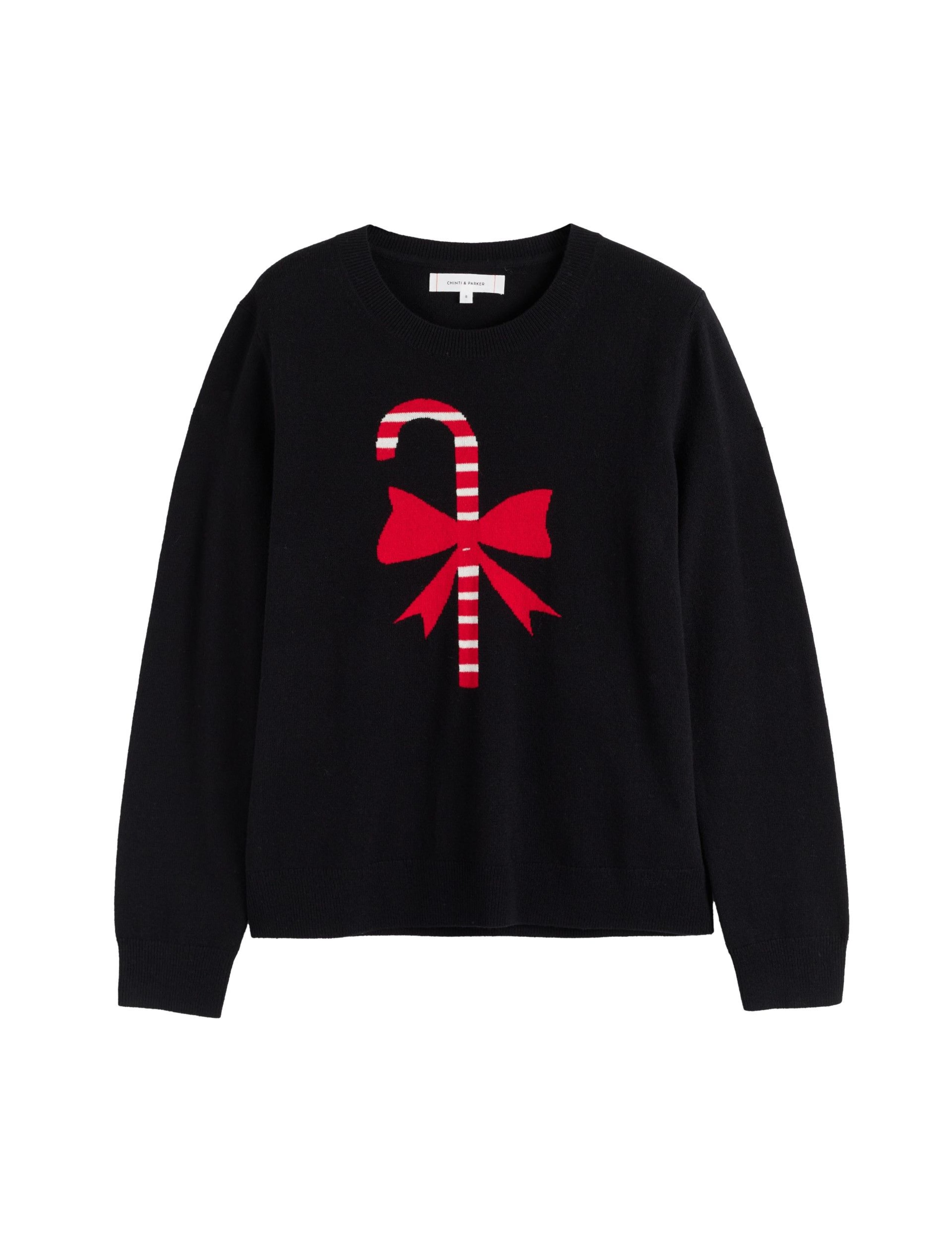 Wool and Cashmere Candy Cane Jumper 2 of 4