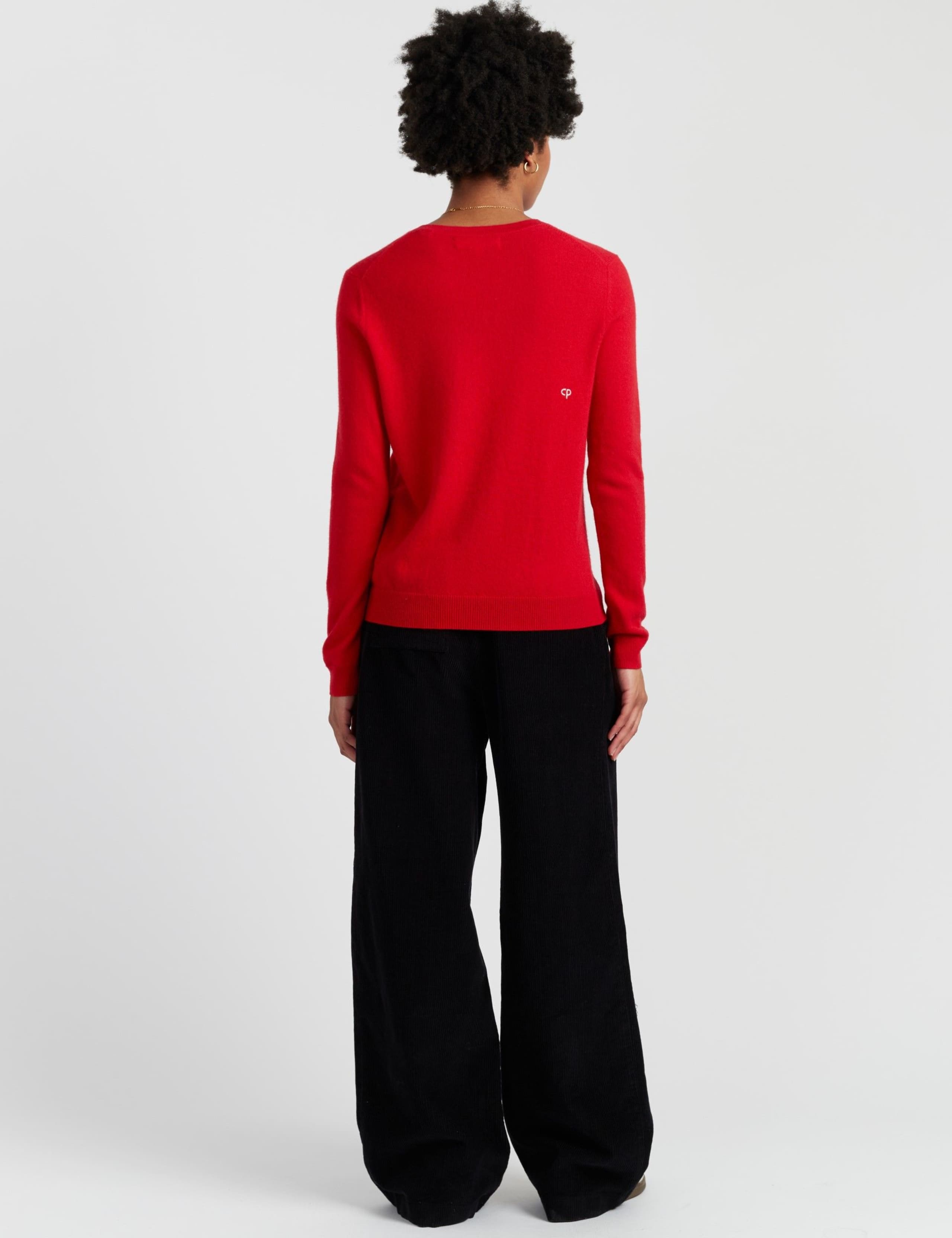 Wool Rich Christmas Jumper with Cashmere 4 of 5