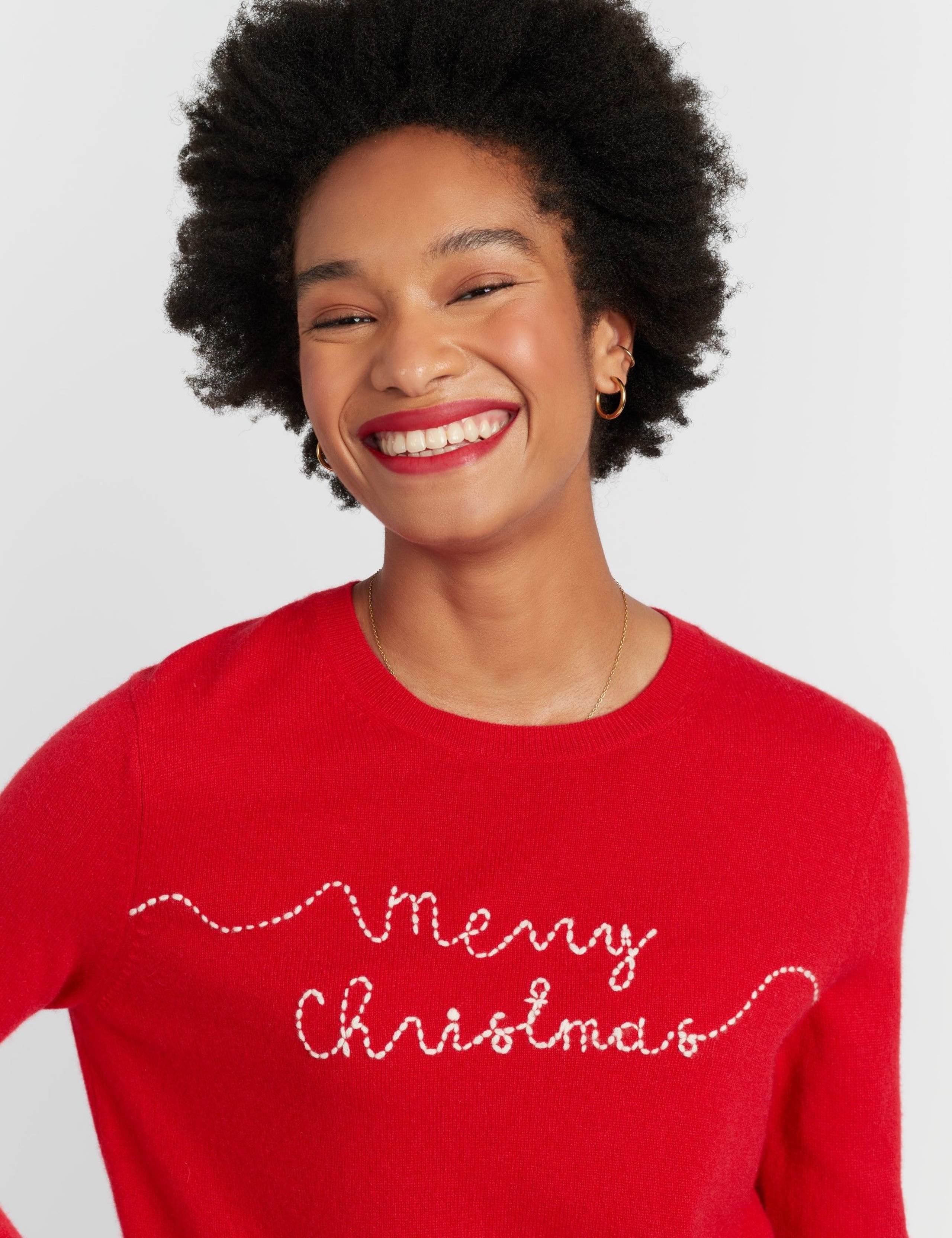 Wool Rich Christmas Jumper with Cashmere 5 of 5