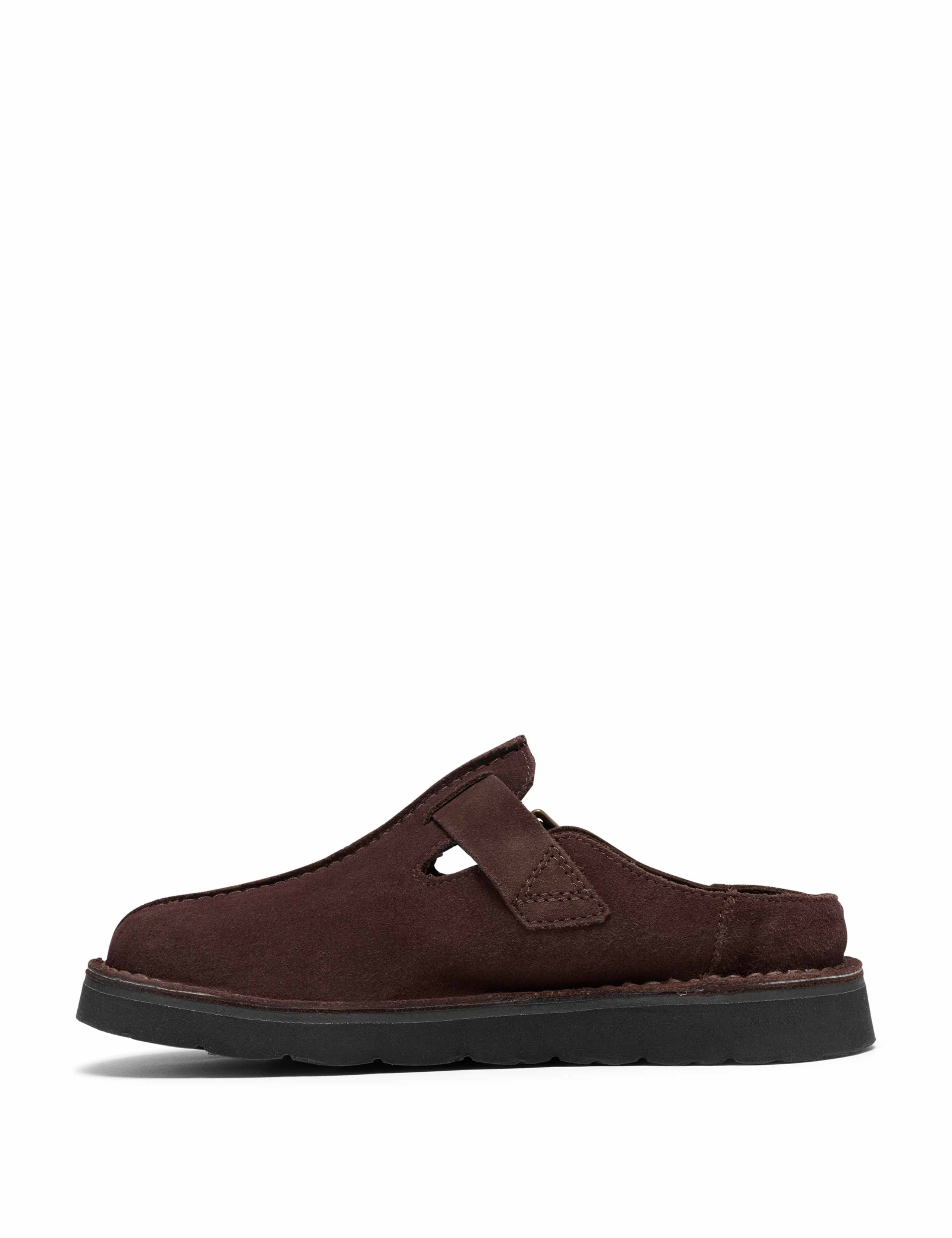Suede Buckle Mules 4 of 6